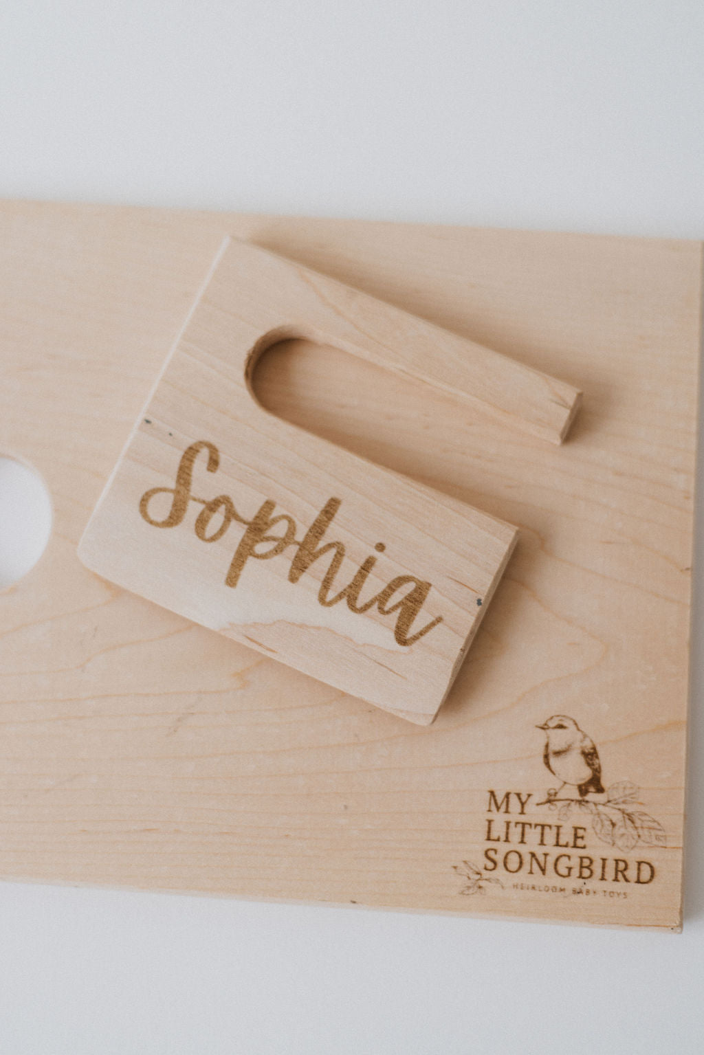 Children's Wooden Cutting Board Set With Fruit Knife