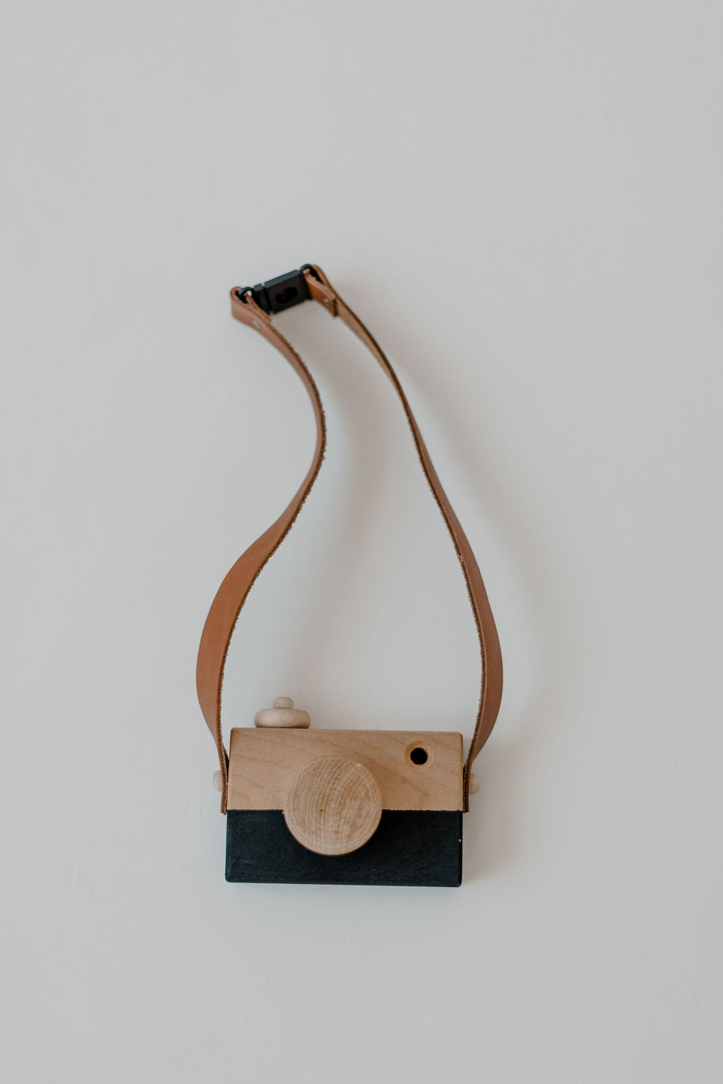 Wood & Leather Camera/play Camera/wooden Play Camera/toddler Camera