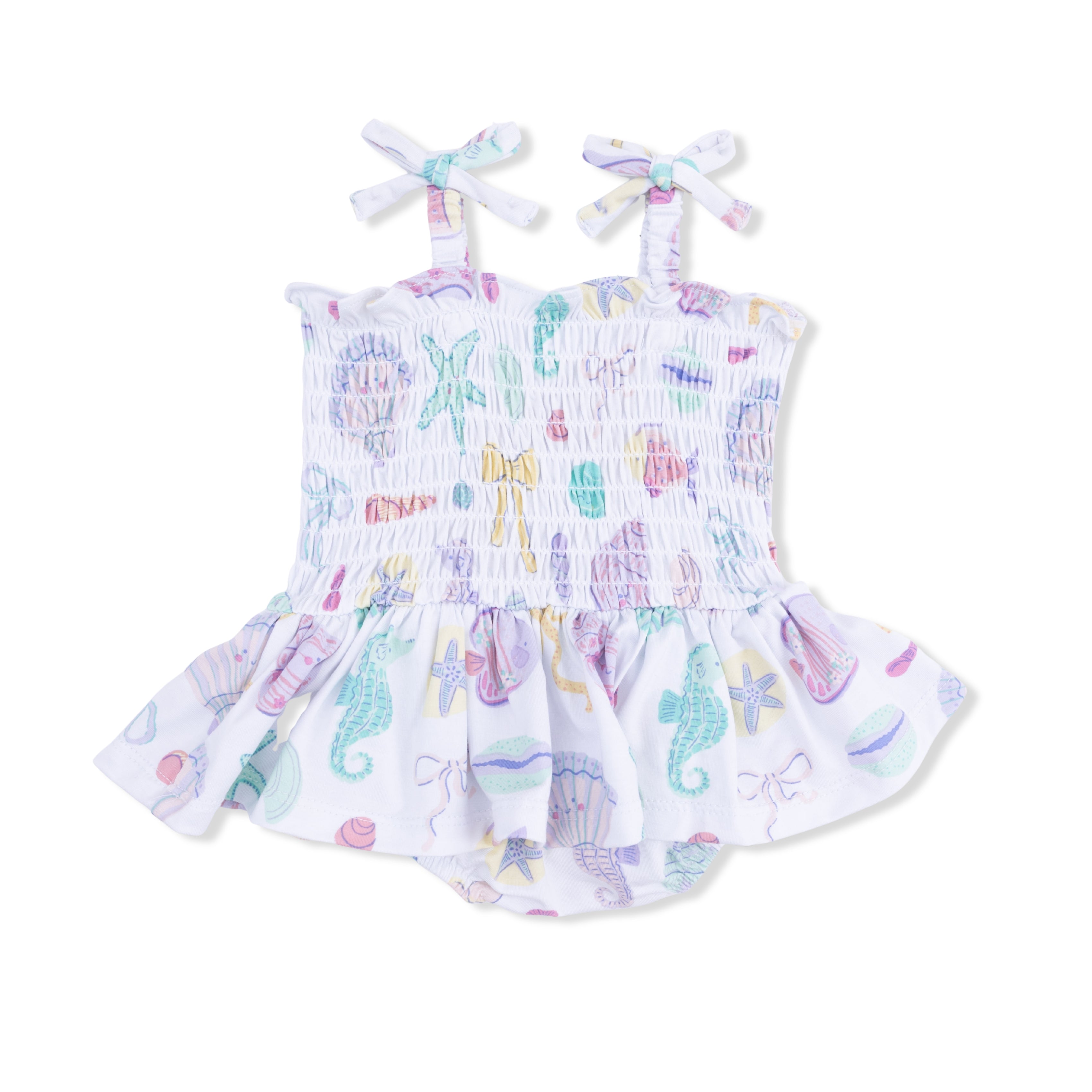Beach Days - Smocked Bubble With Skirt