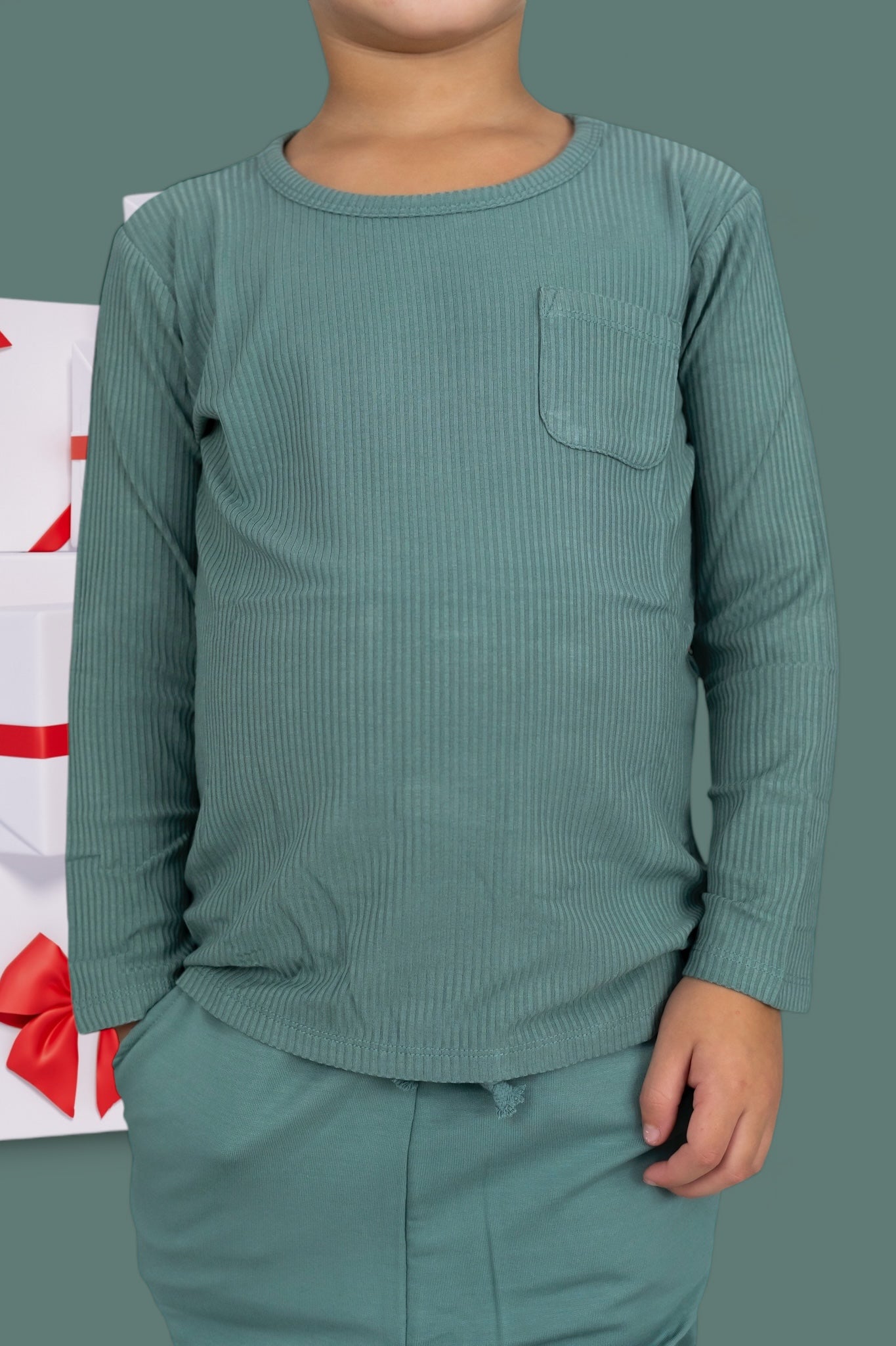 Sage Rib Dream Pocket Tee