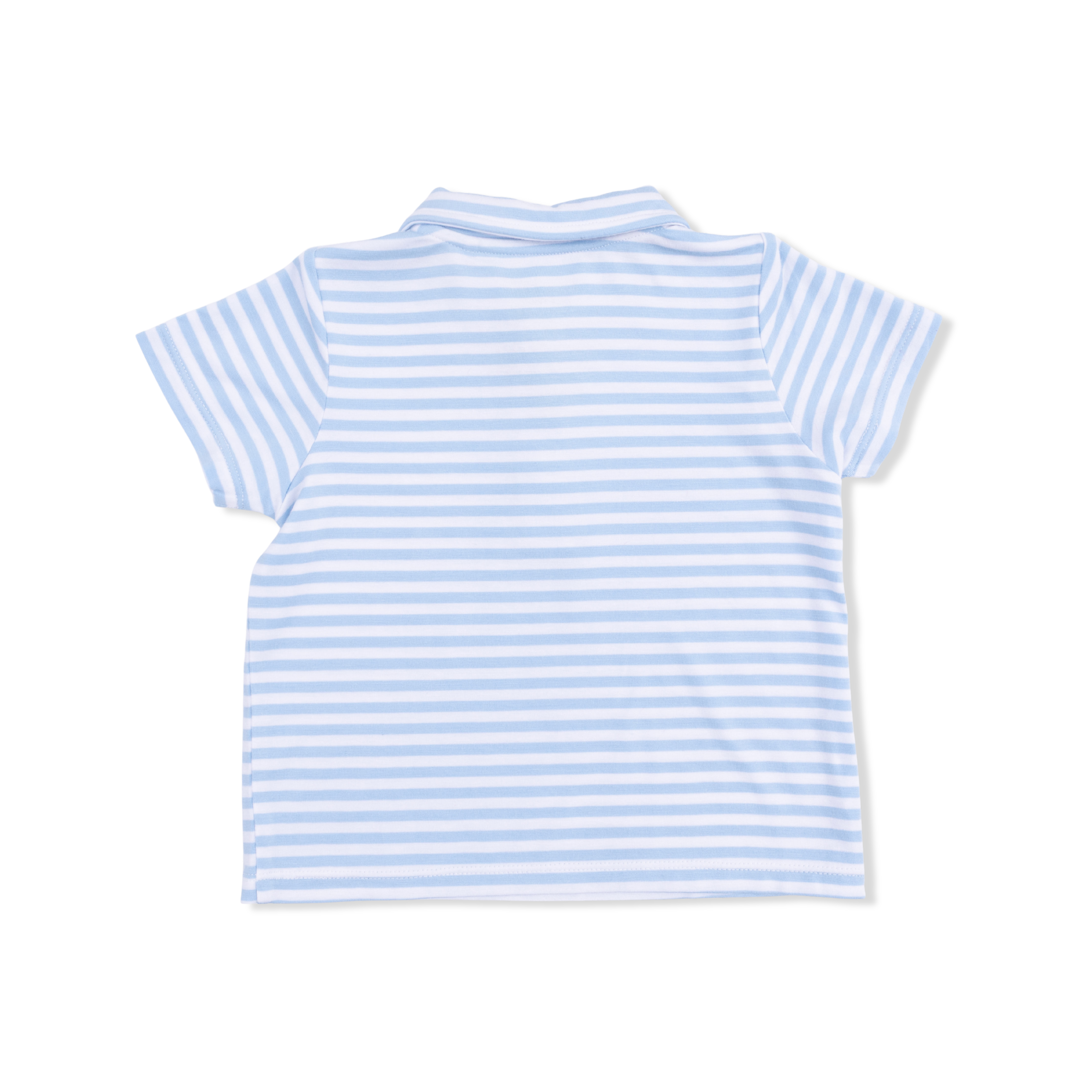 Striped Golf - Polo With Casual Short