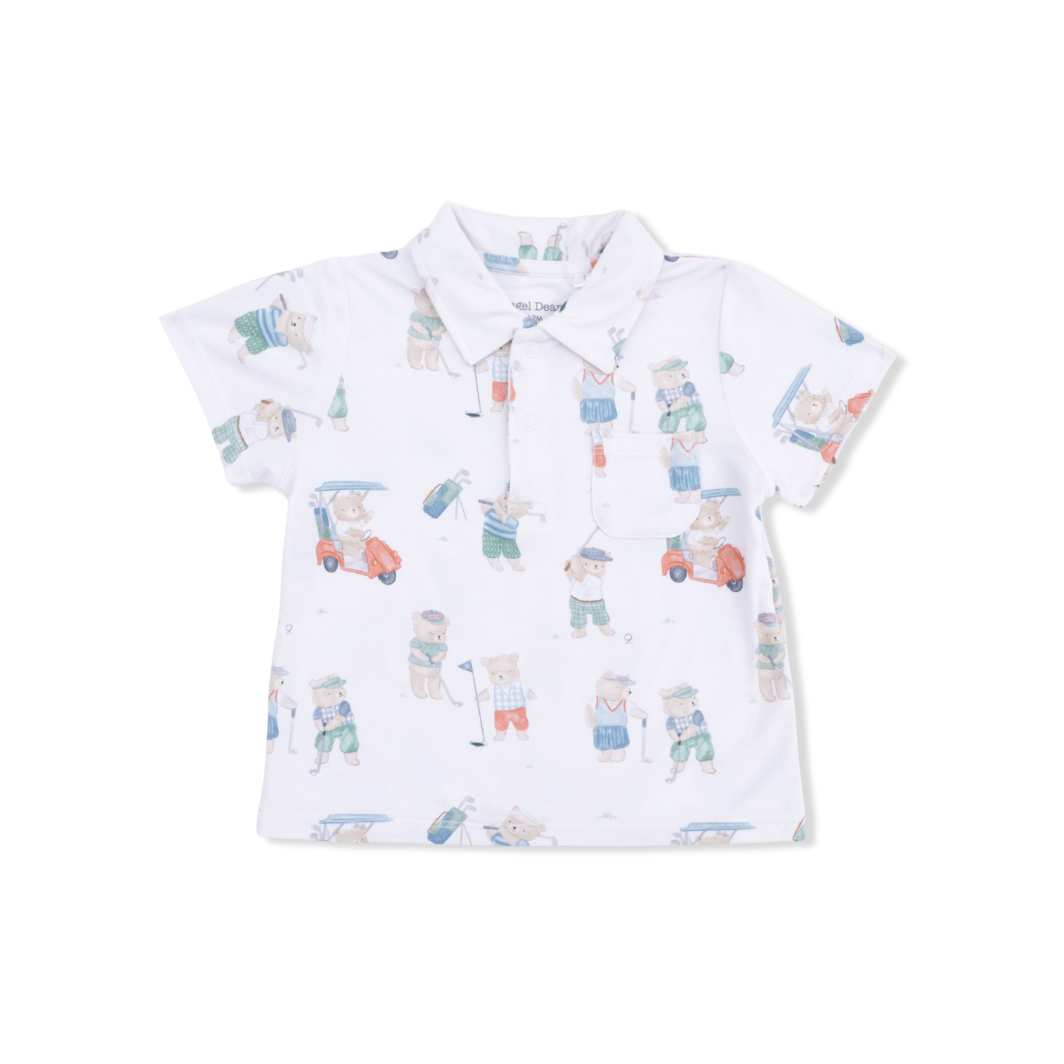 Golfing Teddy Bears - Polo With Casual Short