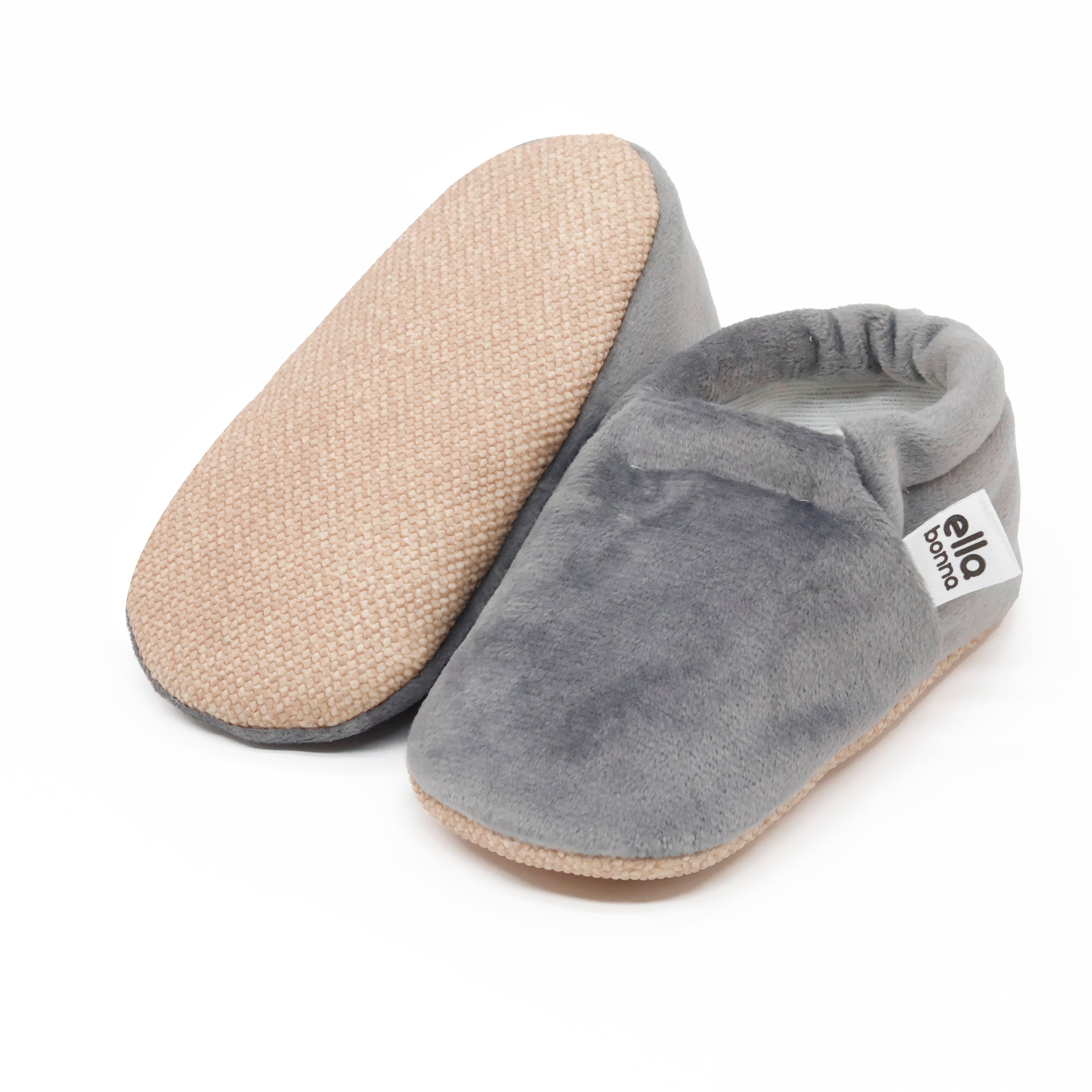 Organic Cotton Velvet Home Nursery Moccasin Shoes