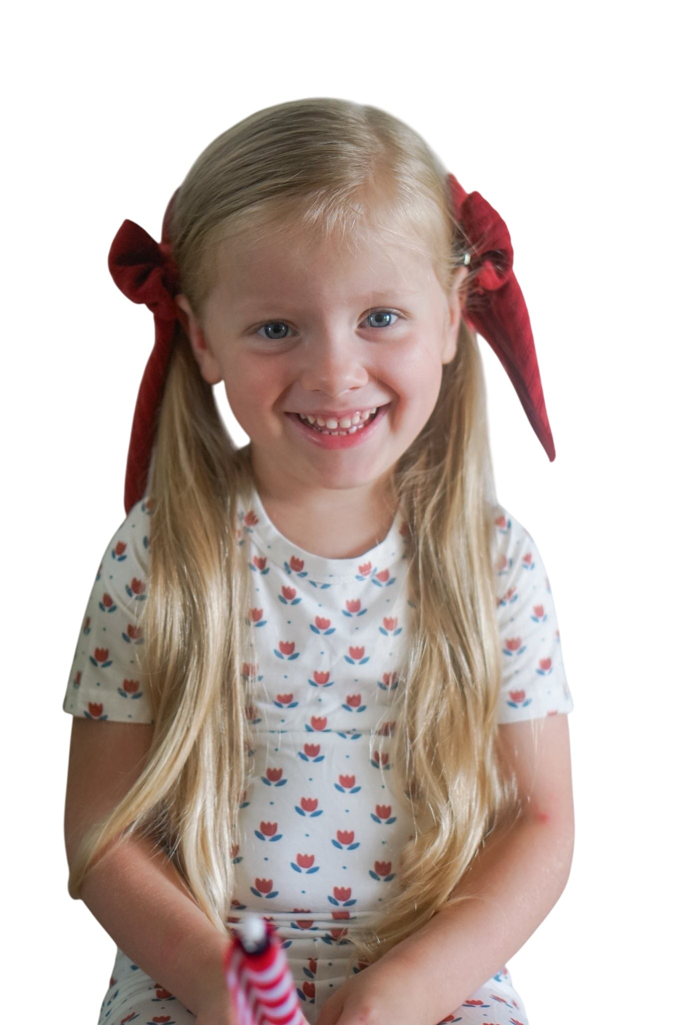 Red White & Blue Tulip 2pc Bamboo Pajamas