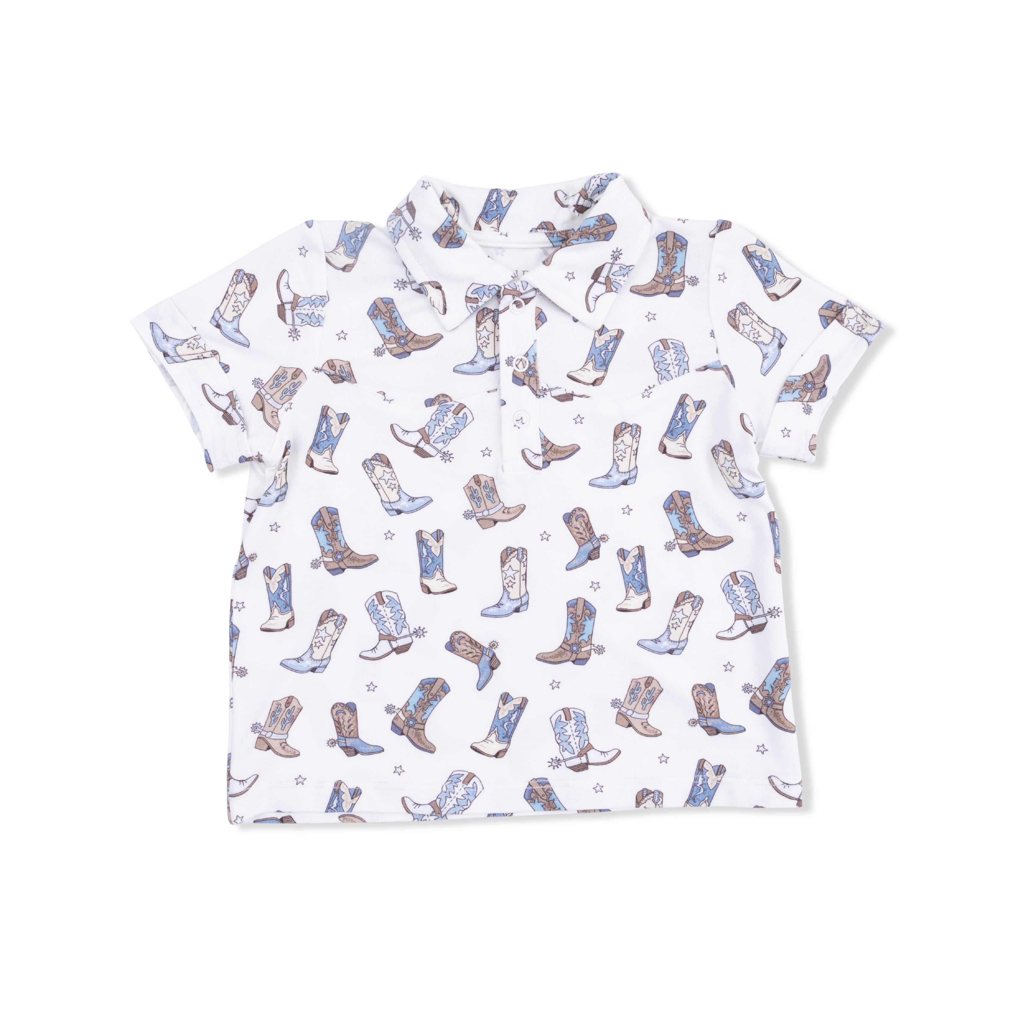 Cowboy Boots - Cowboy Polo With Casual Short