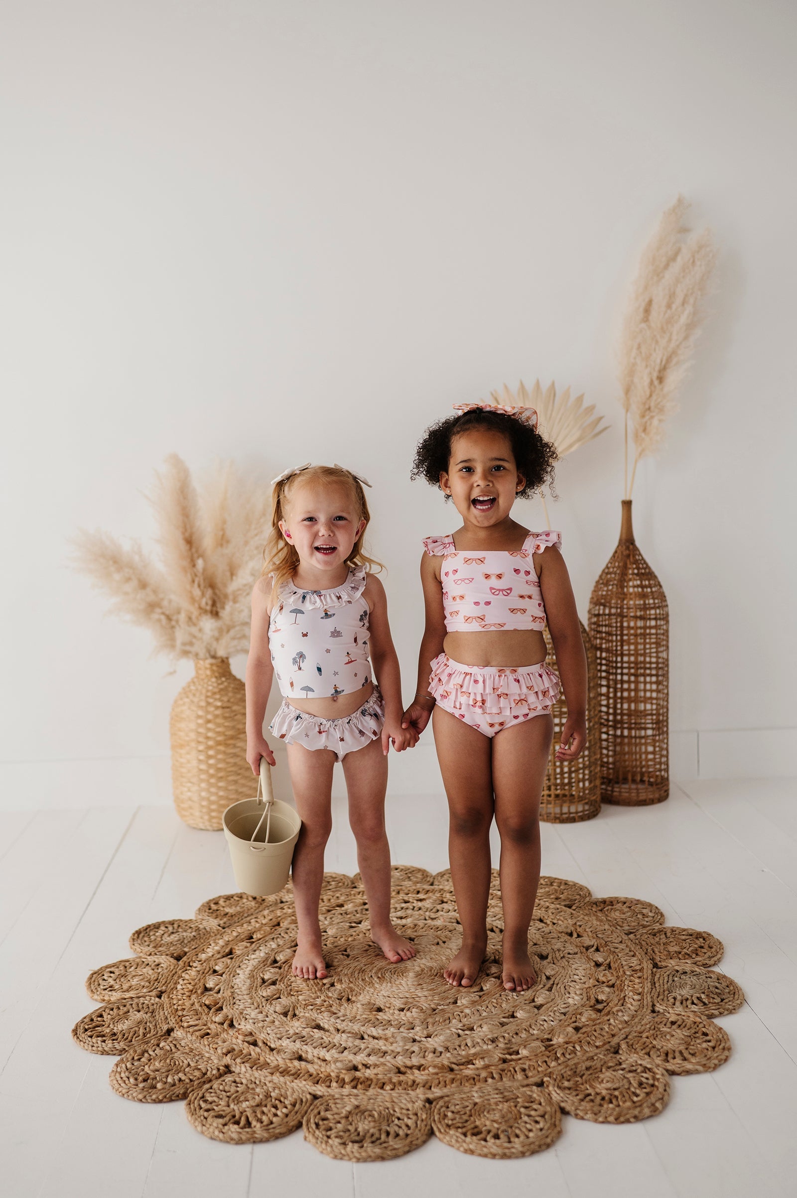 Girl's Two-piece Tankini Swim Set