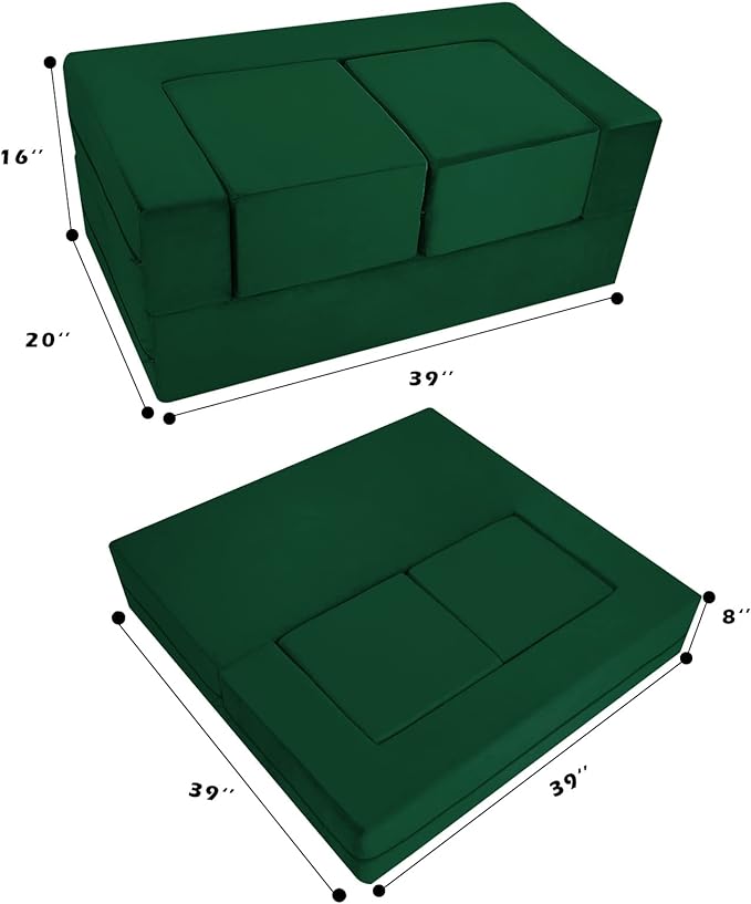 Convertible Kids Modular Couch-glow Pattern