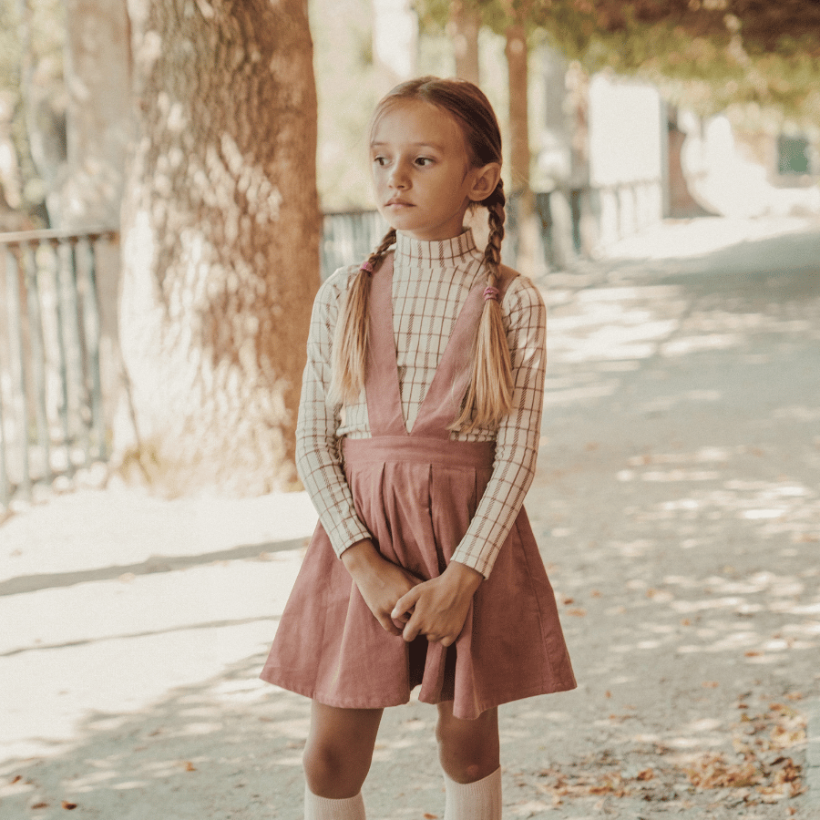 The Corduroy Dress - Mauve