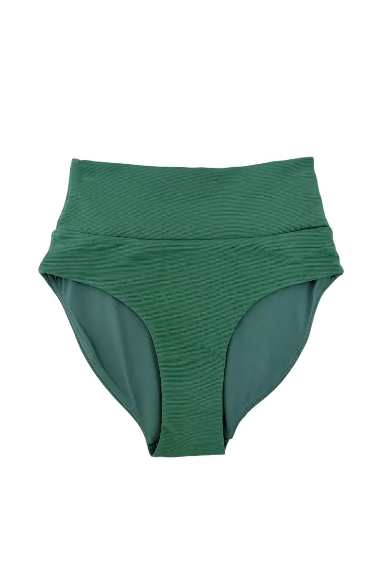 Women's Emerald High Waisted Bikini Bottom