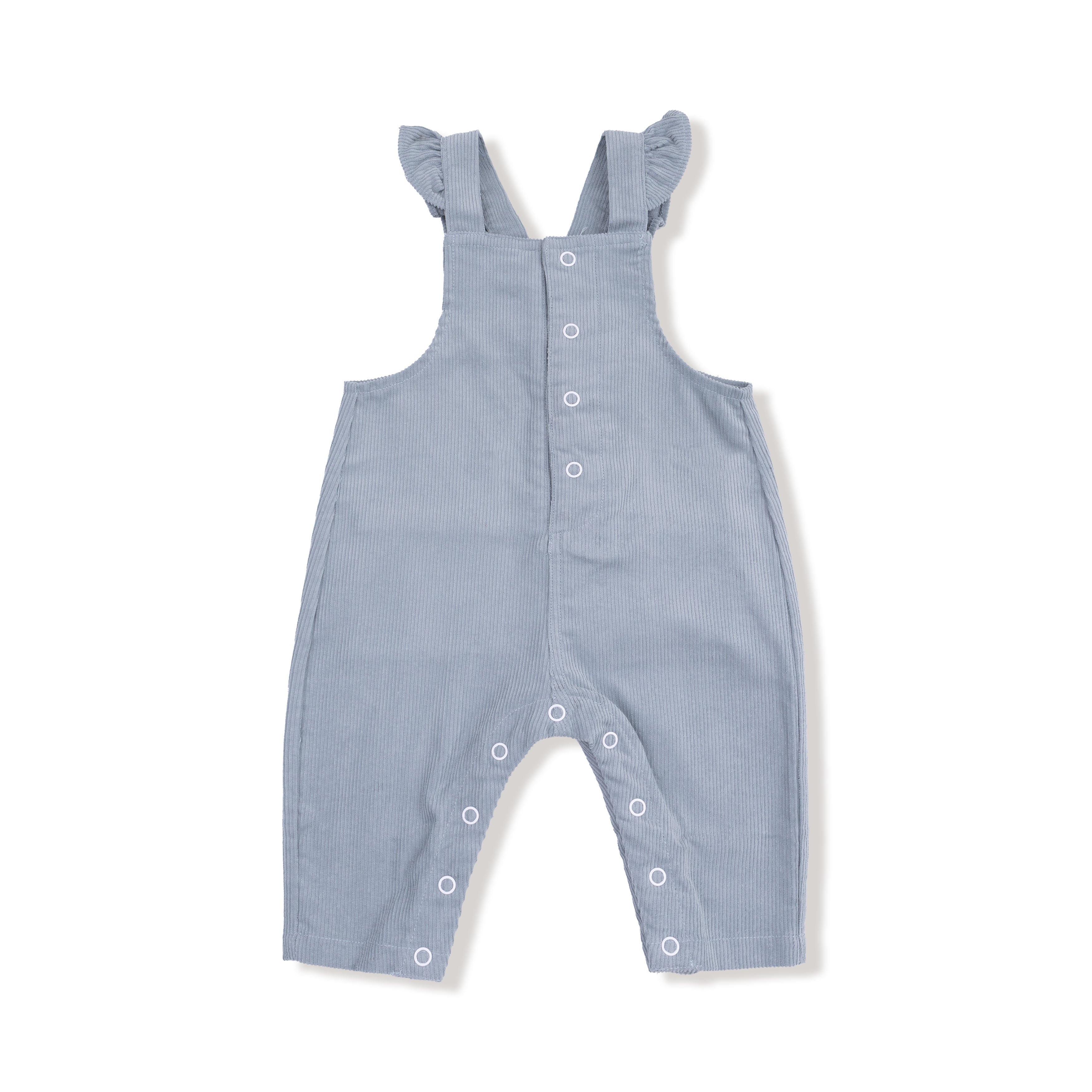 Front Snap Ruffle Overall
