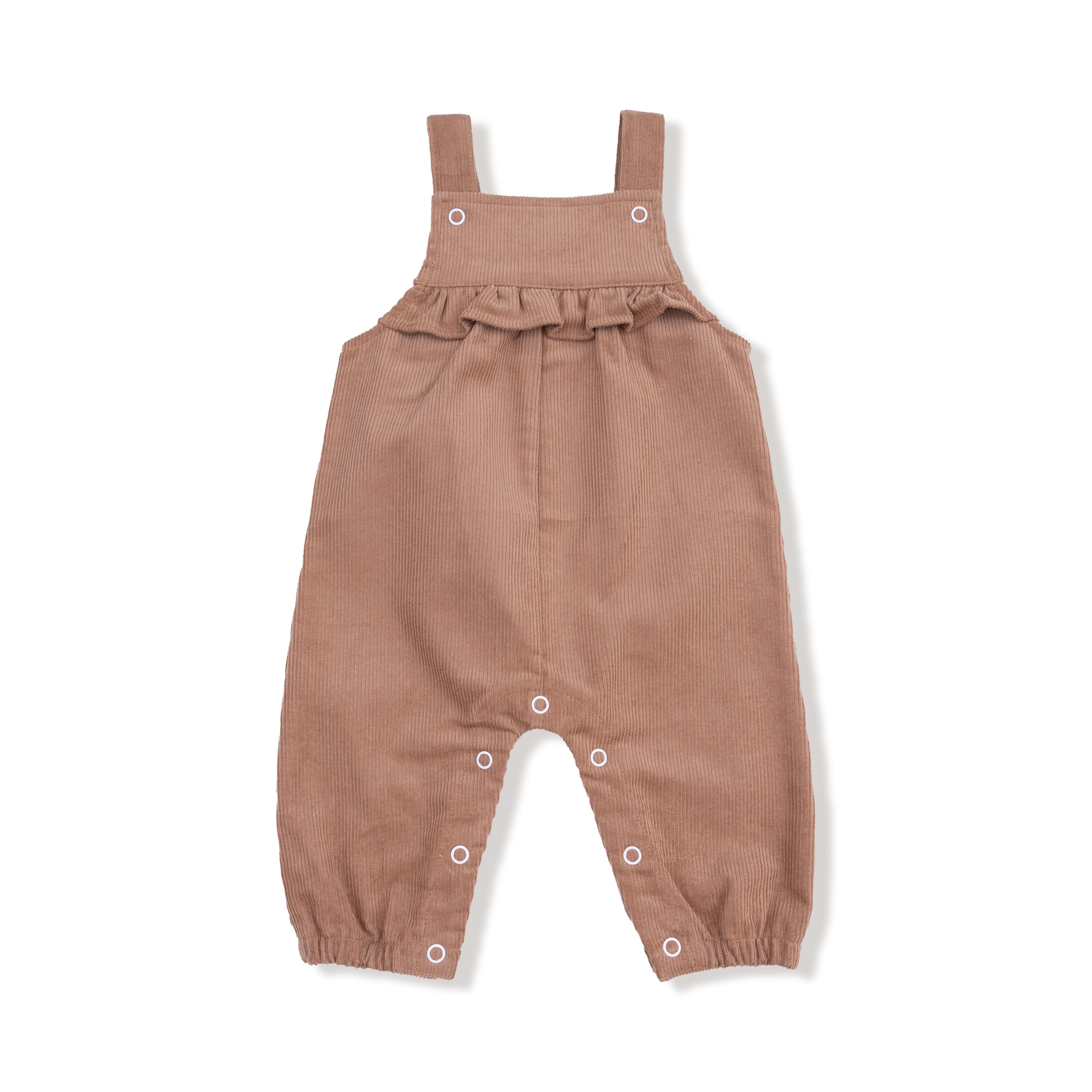 Yoke Ruffle Overall