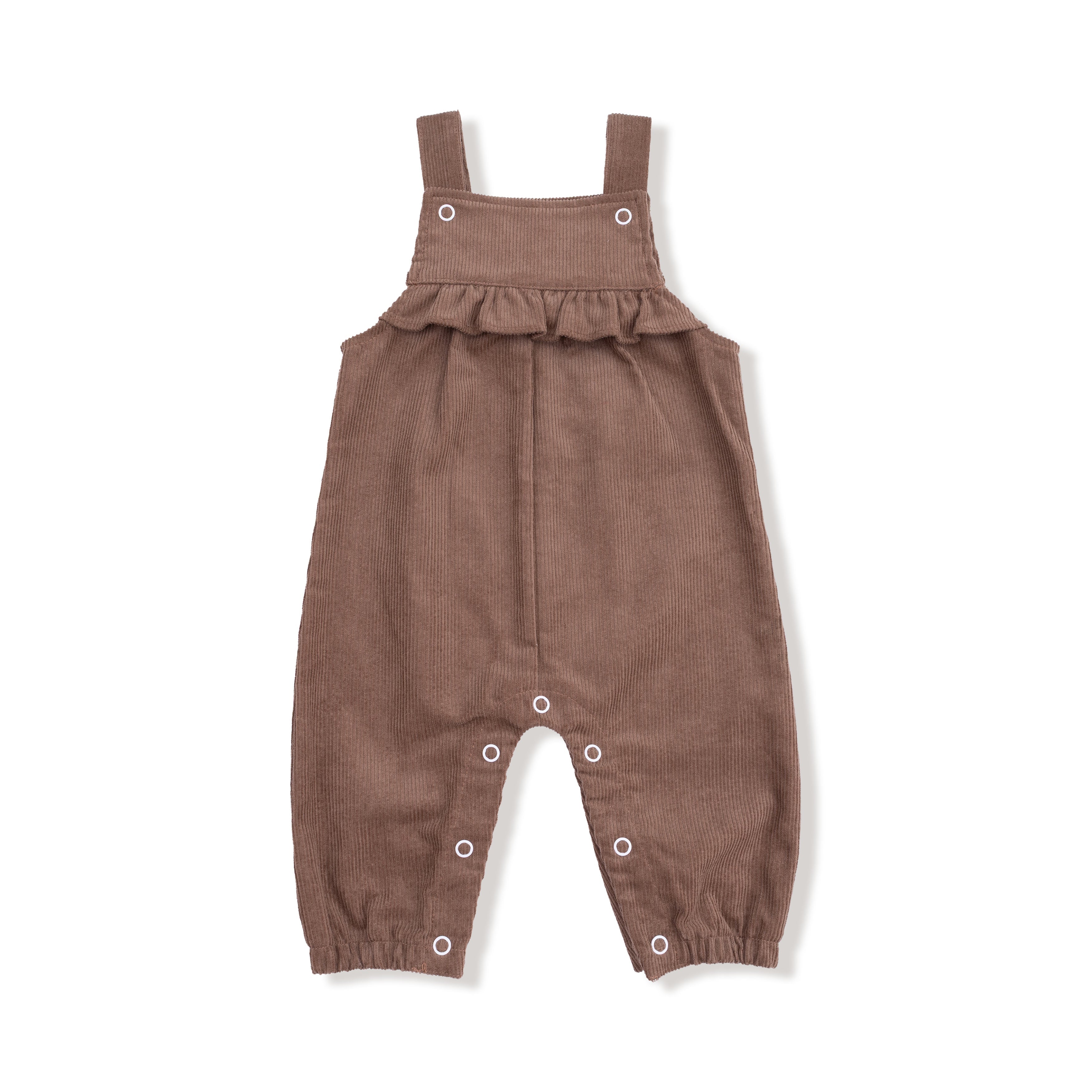 Yoke Ruffle Overall