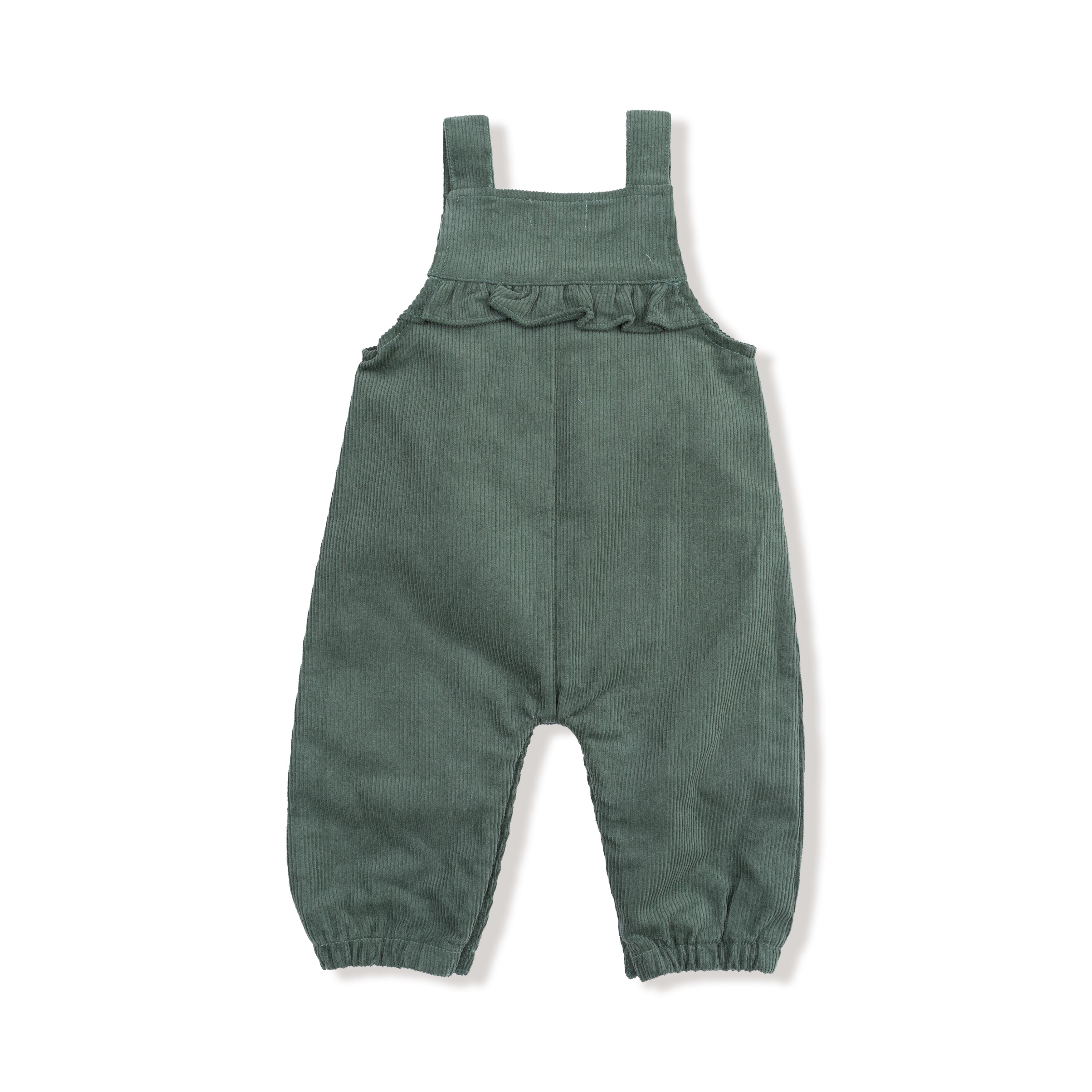 Yoke Ruffle Overall