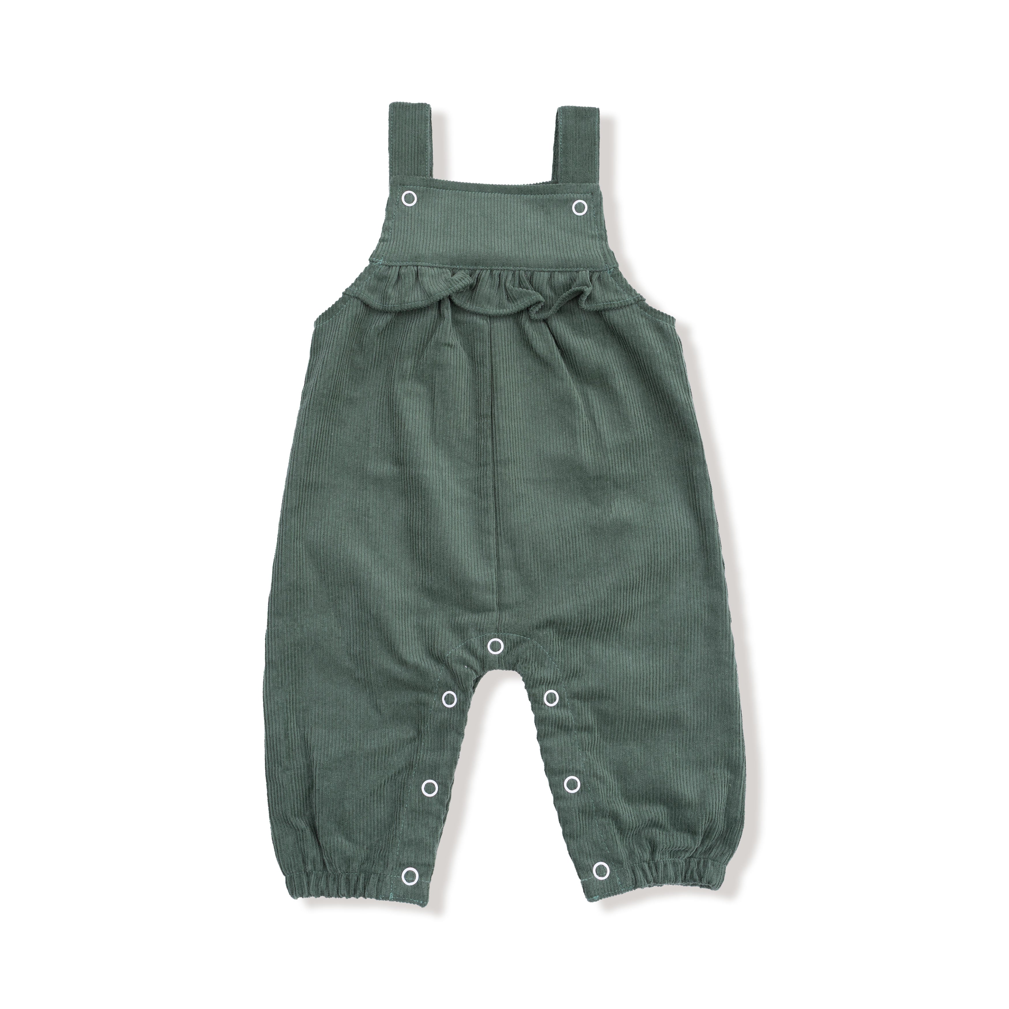 Yoke Ruffle Overall