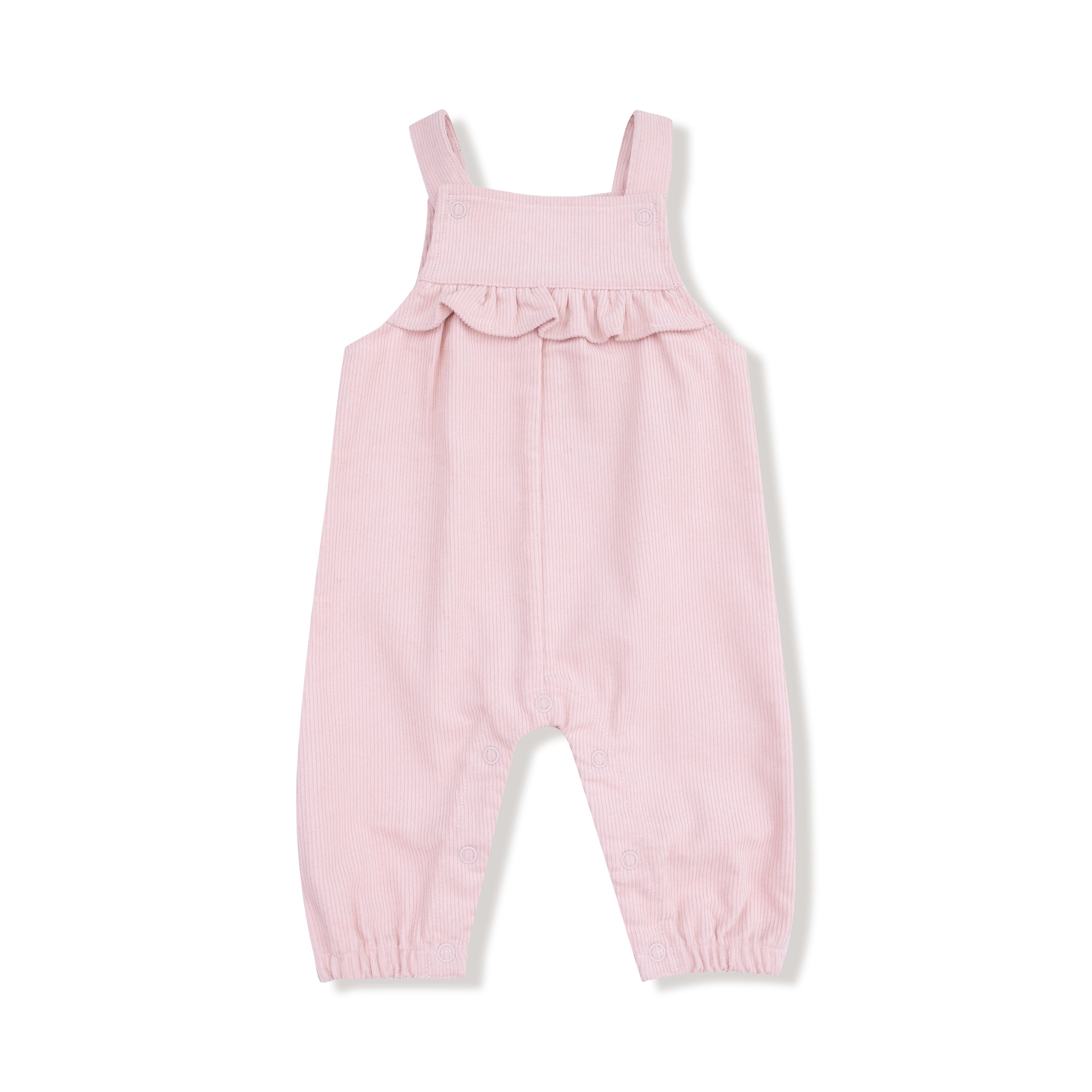 Yoke Ruffle Overall