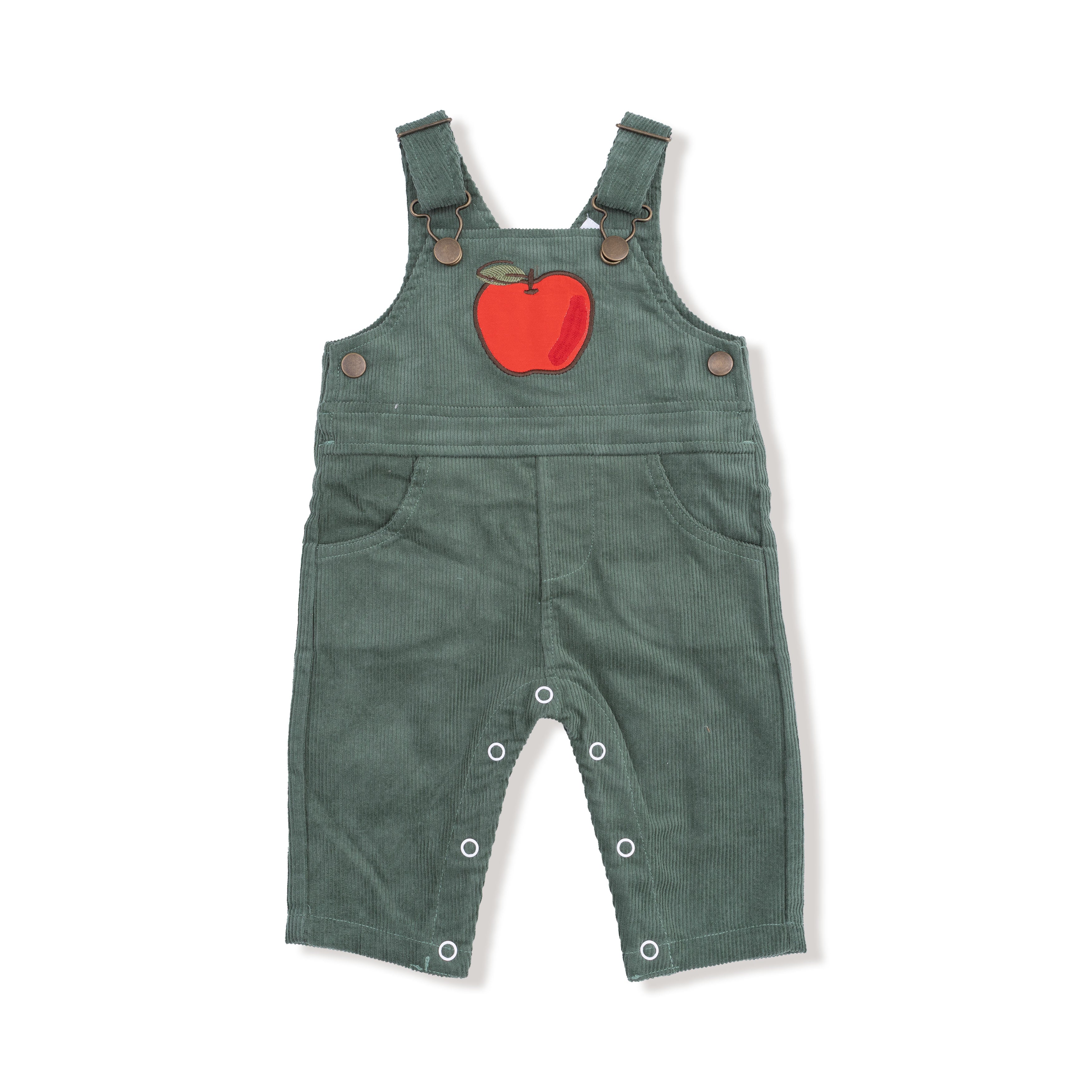 Classic Overall With Apple Applique
