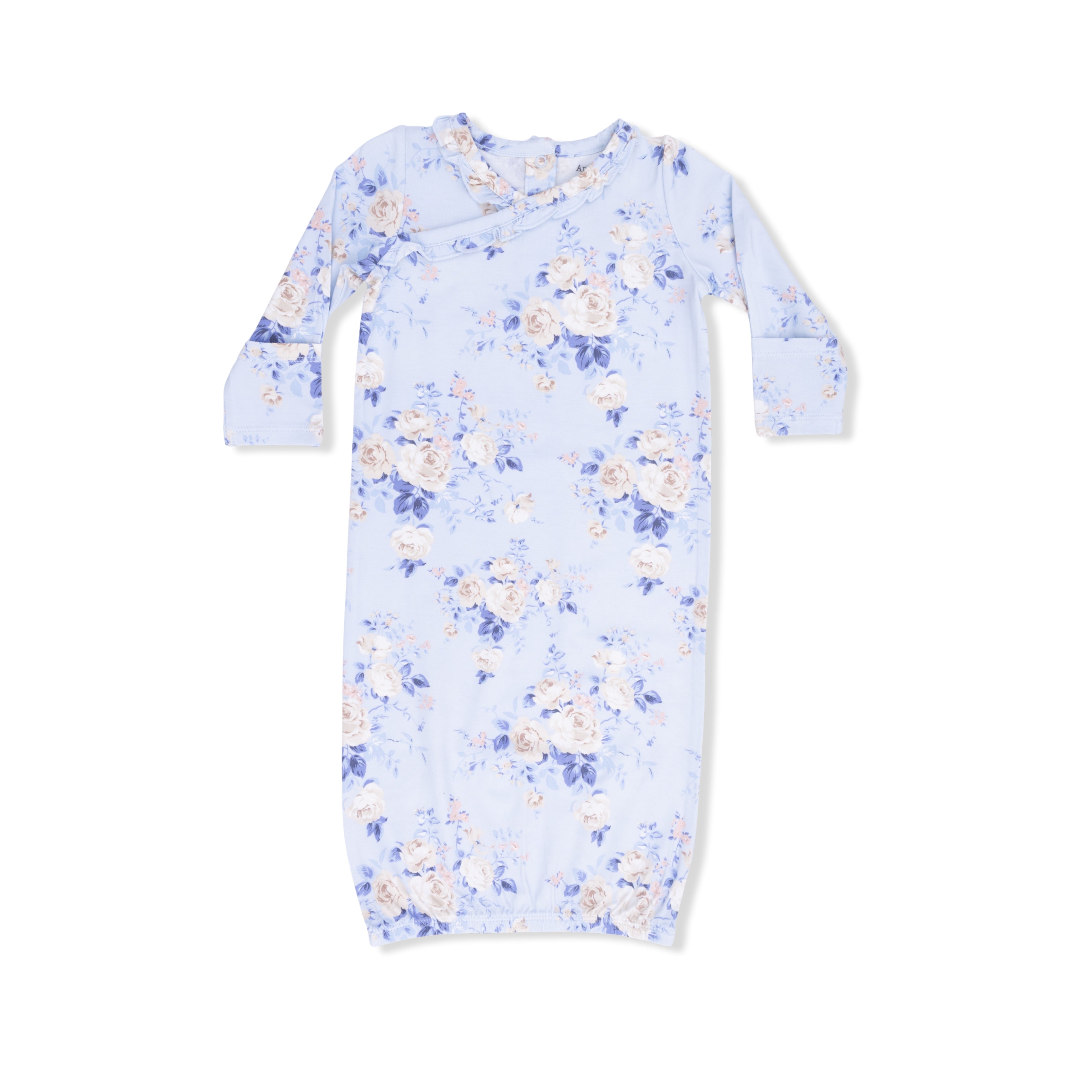 Ashley Rose Floral - Kimono Gown & Knot Headband