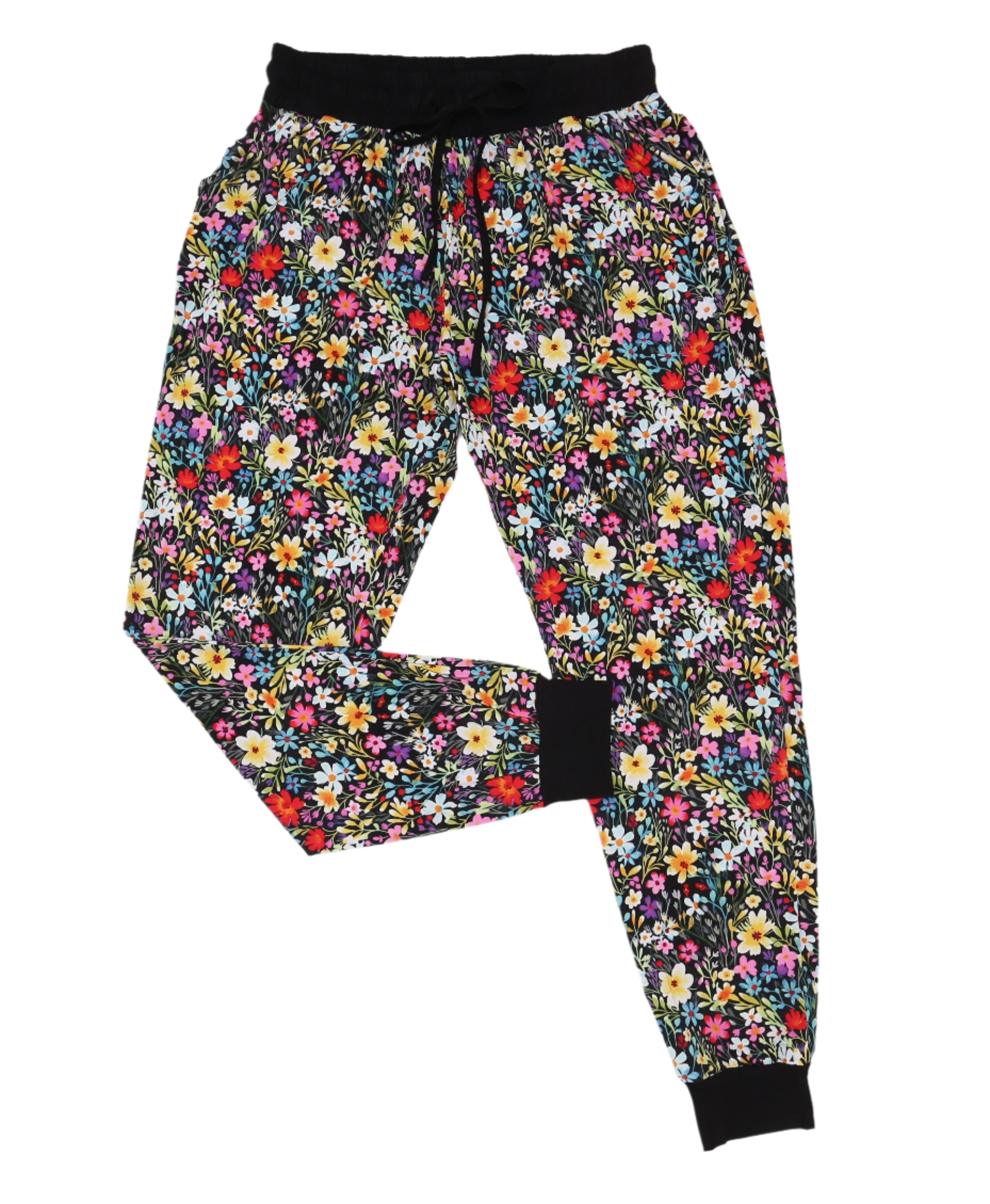 Brilliant Blooms Adult Joggers