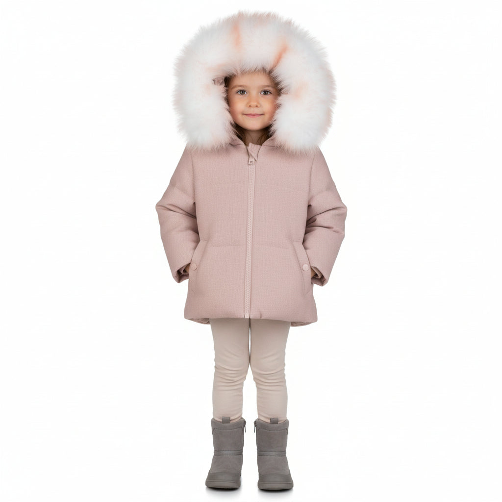 Pramie Mauve Knit Baby Jacket 9m–2y | Soft & Cozy Toddler Outerwear