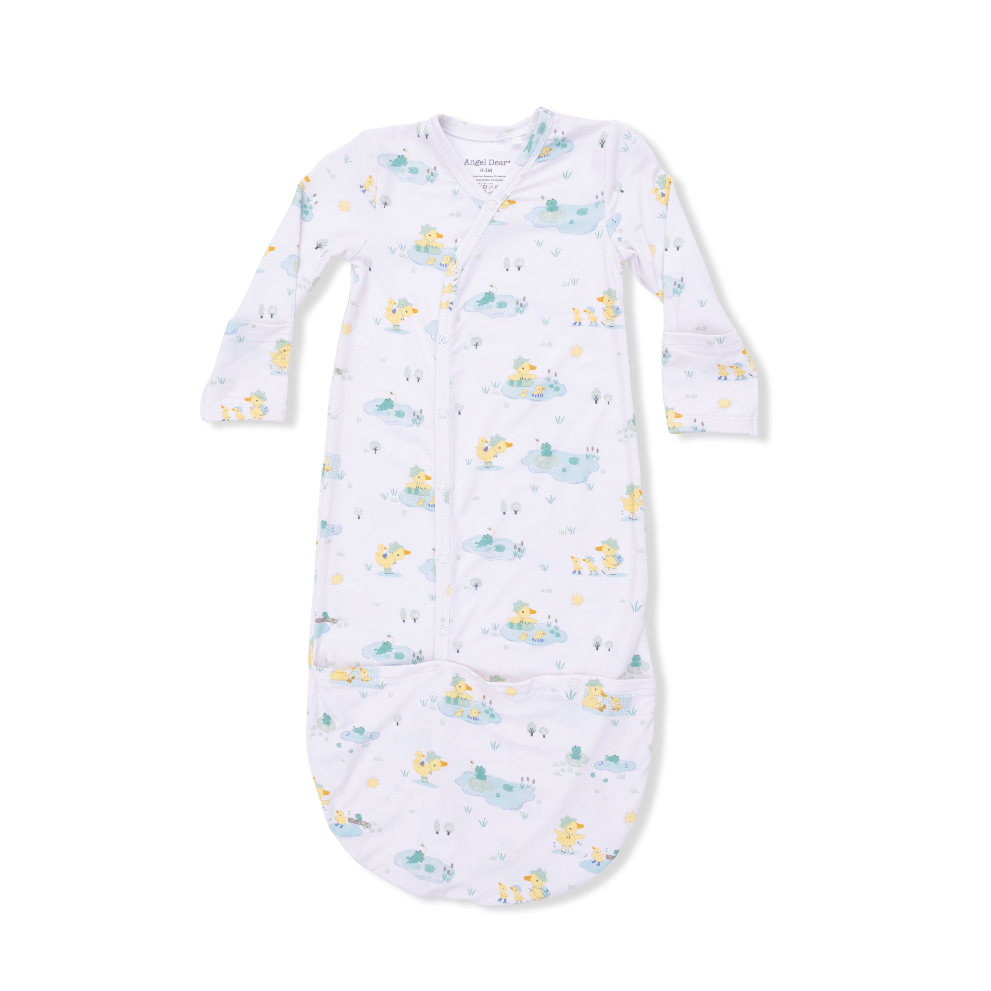 Frog And Duck Pond - Bundle Gown & Knotted Hat