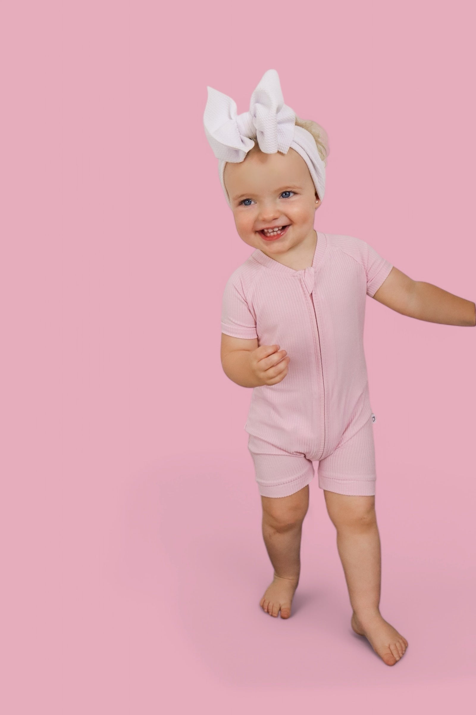 Pink Rose Rib Shortie