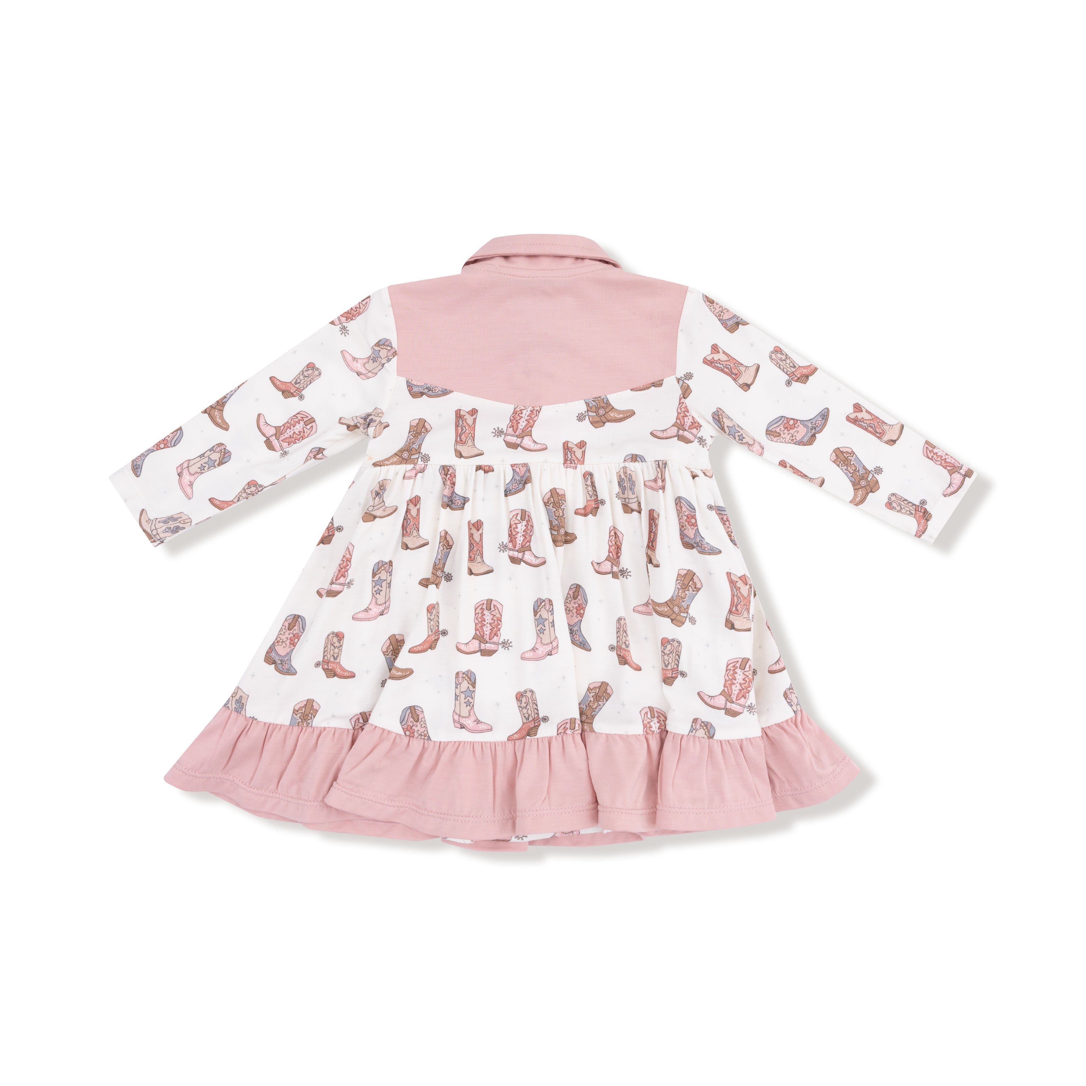 Long Sleeve Cowgirl Bodysuit Dress