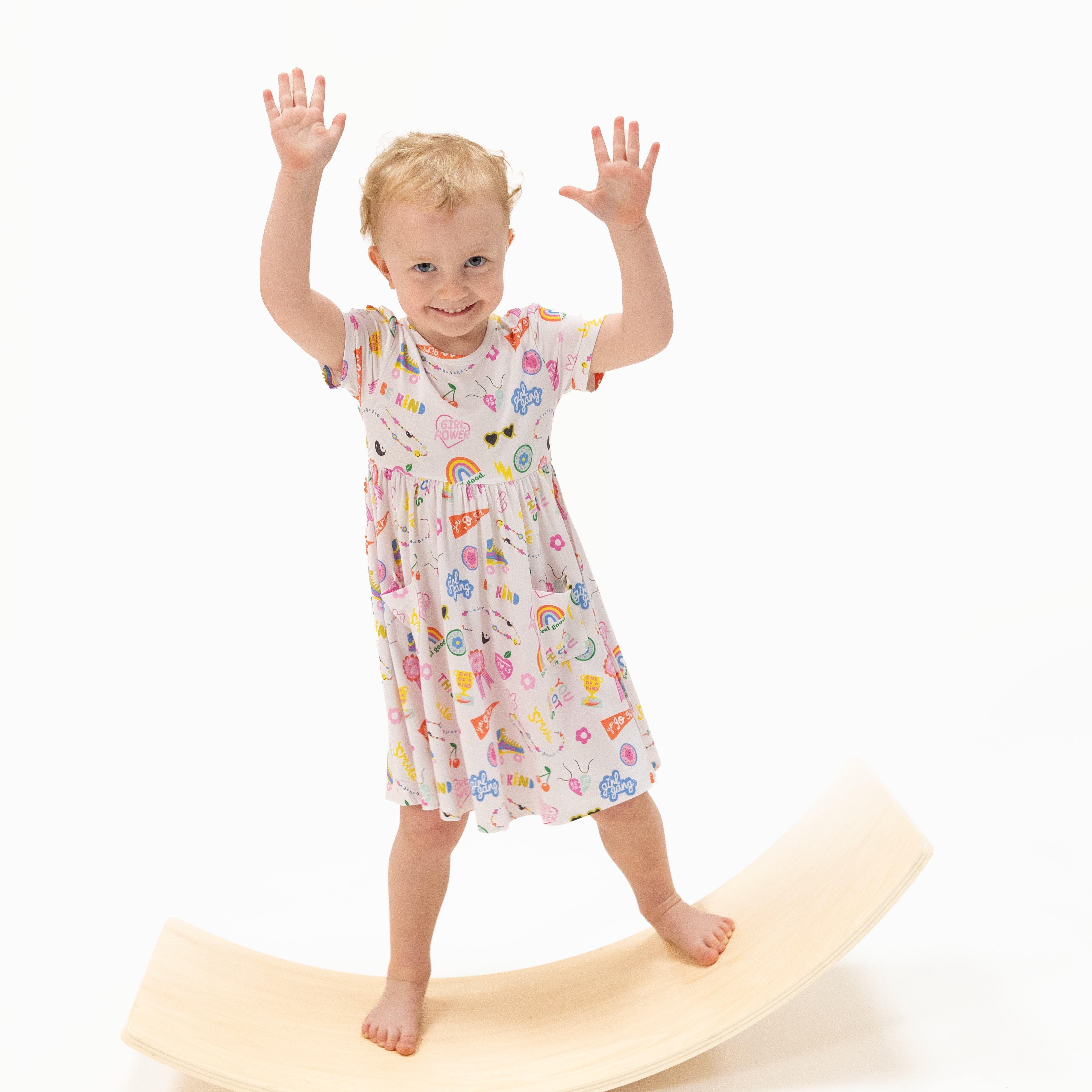 Girl Power - Twirly Dress With Cartwheel Short