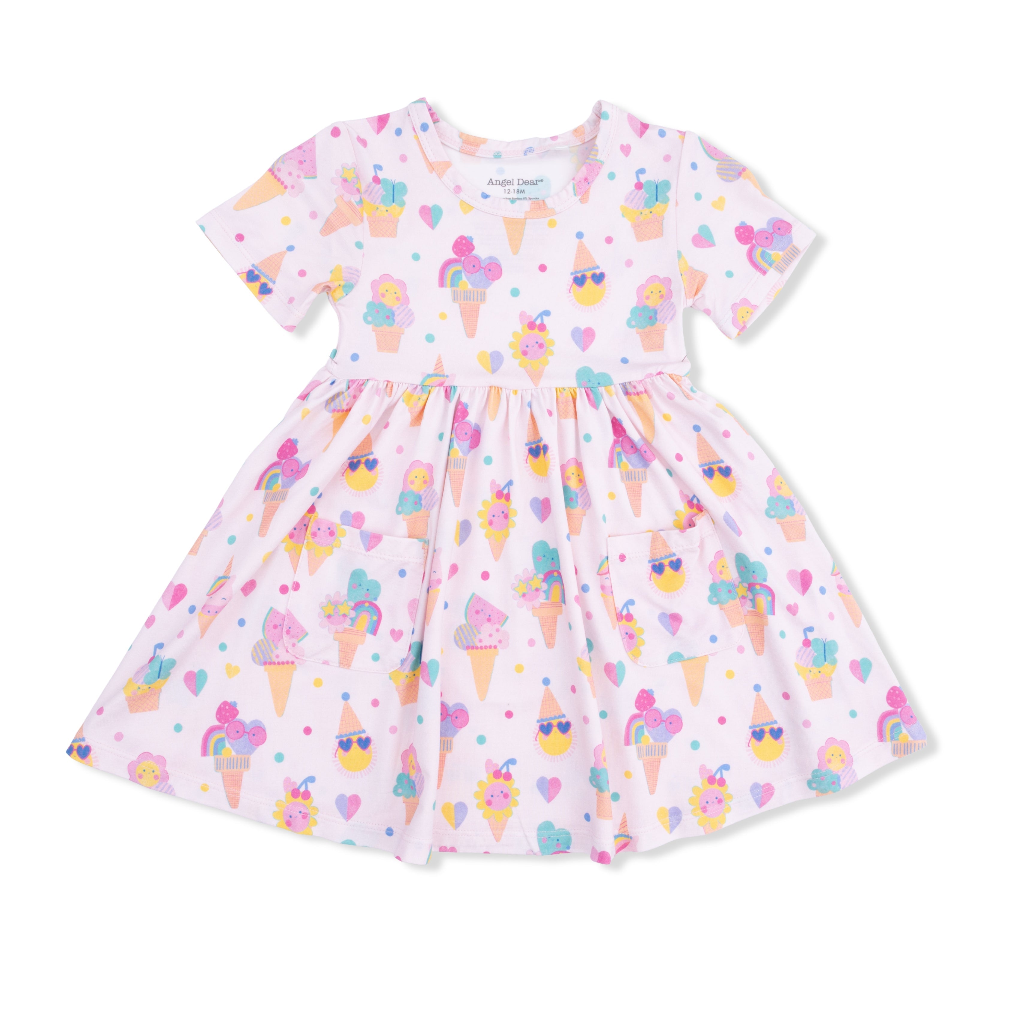 Ice Cream Fun Crew - Twirly Dress With Cartwheel Short