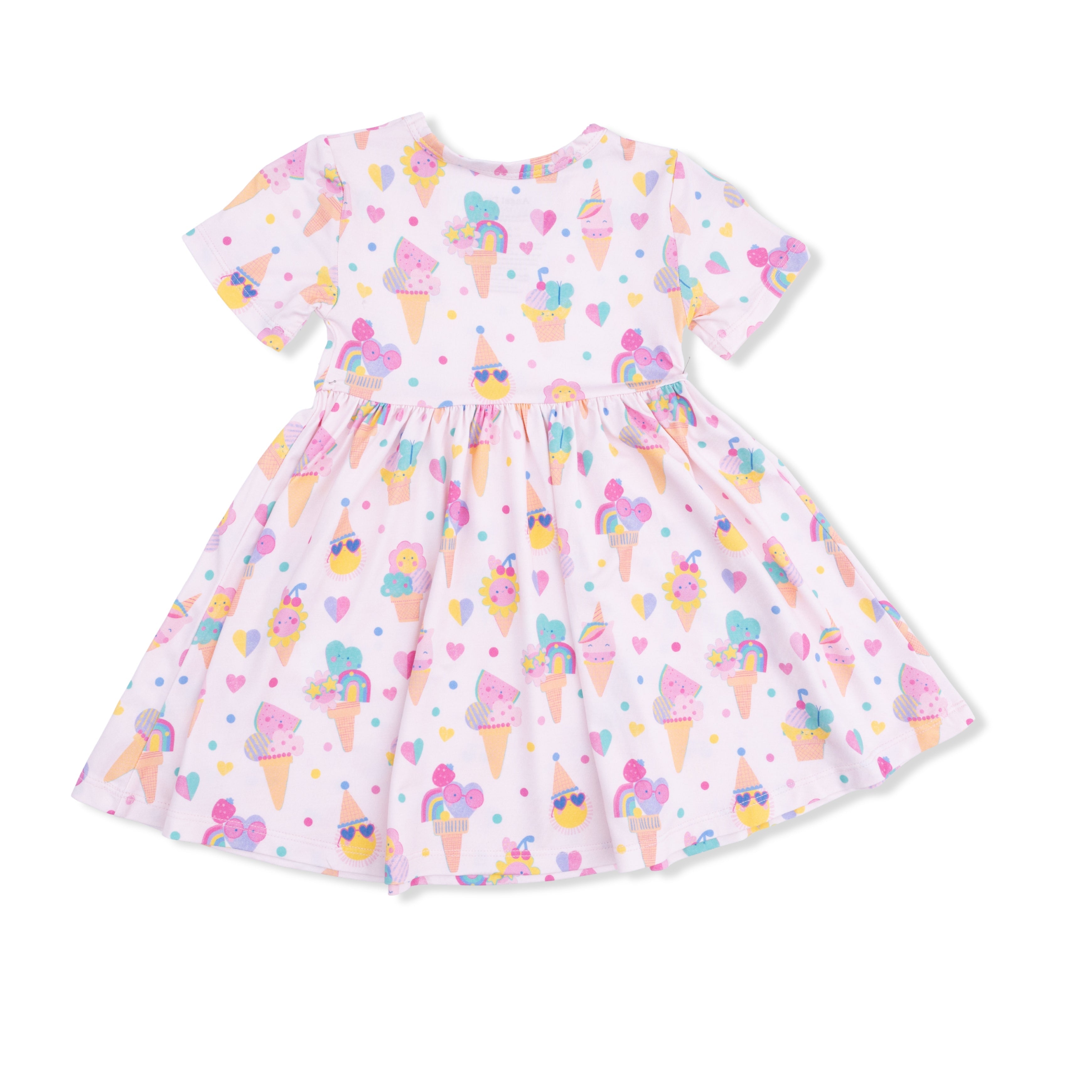 Ice Cream Fun Crew - Twirly Dress With Cartwheel Short