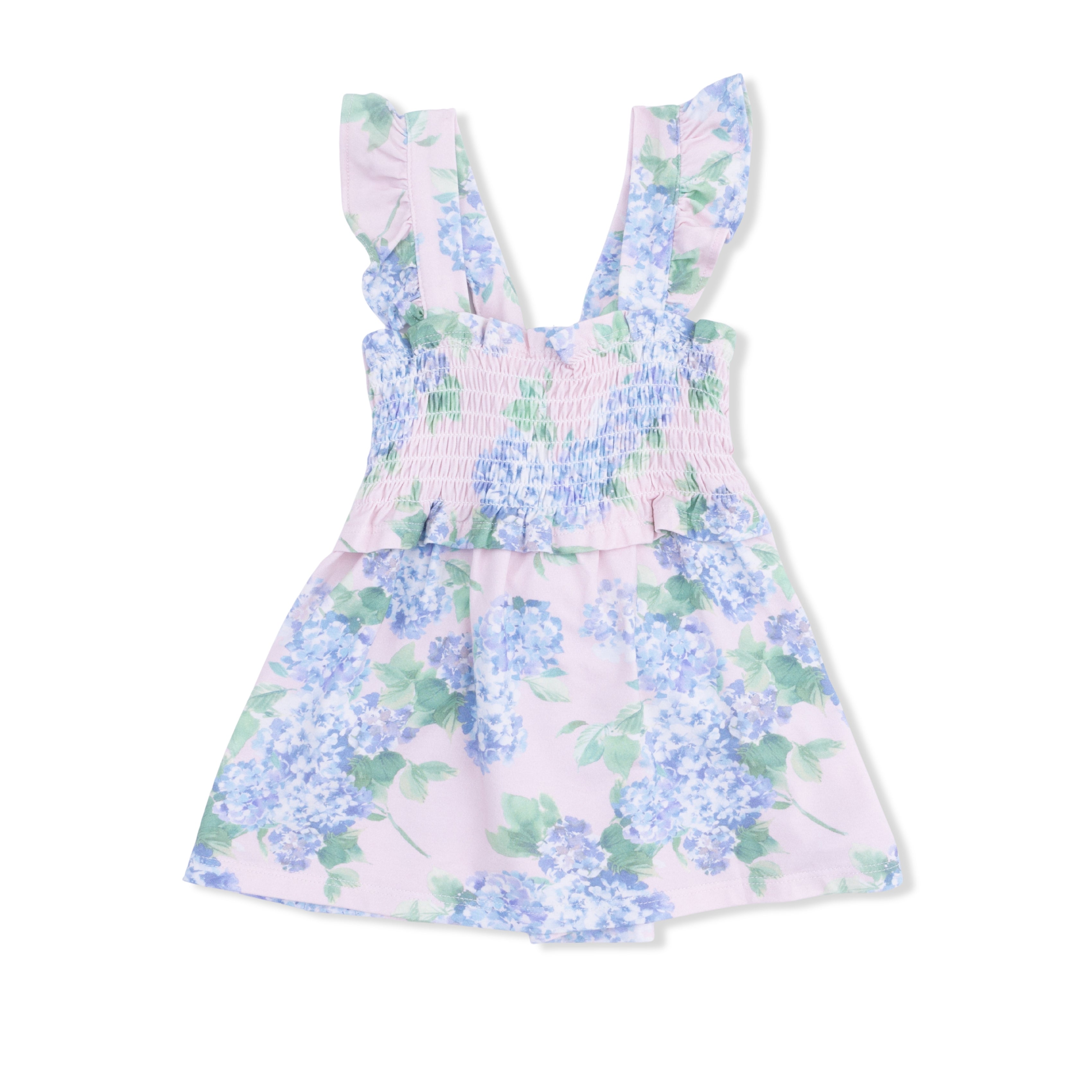 Hydrangeas - Smocked Top With Bloomer