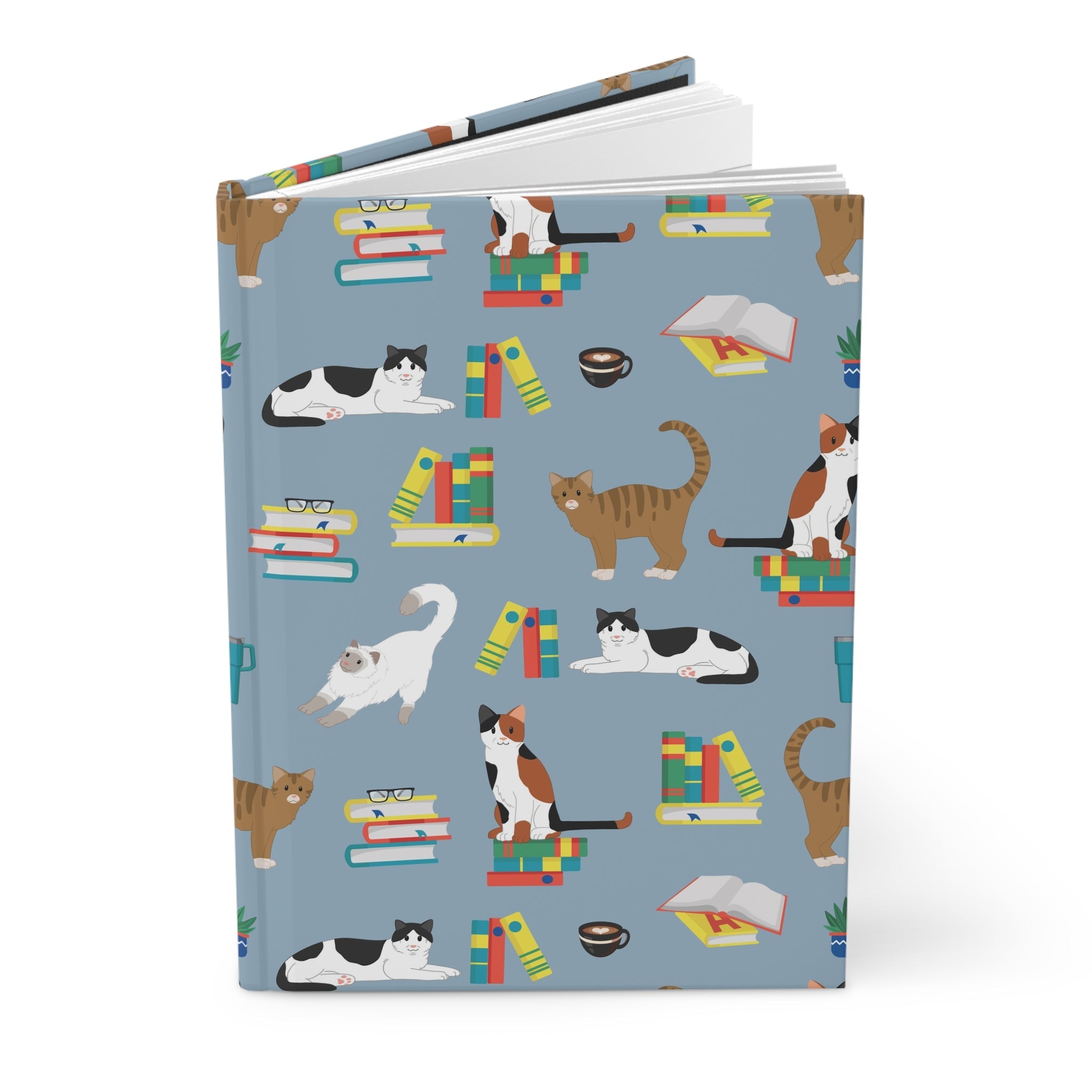 The Great Catsby Cat Hardcover Journal - Perfect For Cat Lovers & Writers