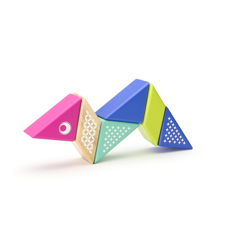 Travel Pals - Hummingbird <br>magnetic Wooden Blocks <br>6 Pieces