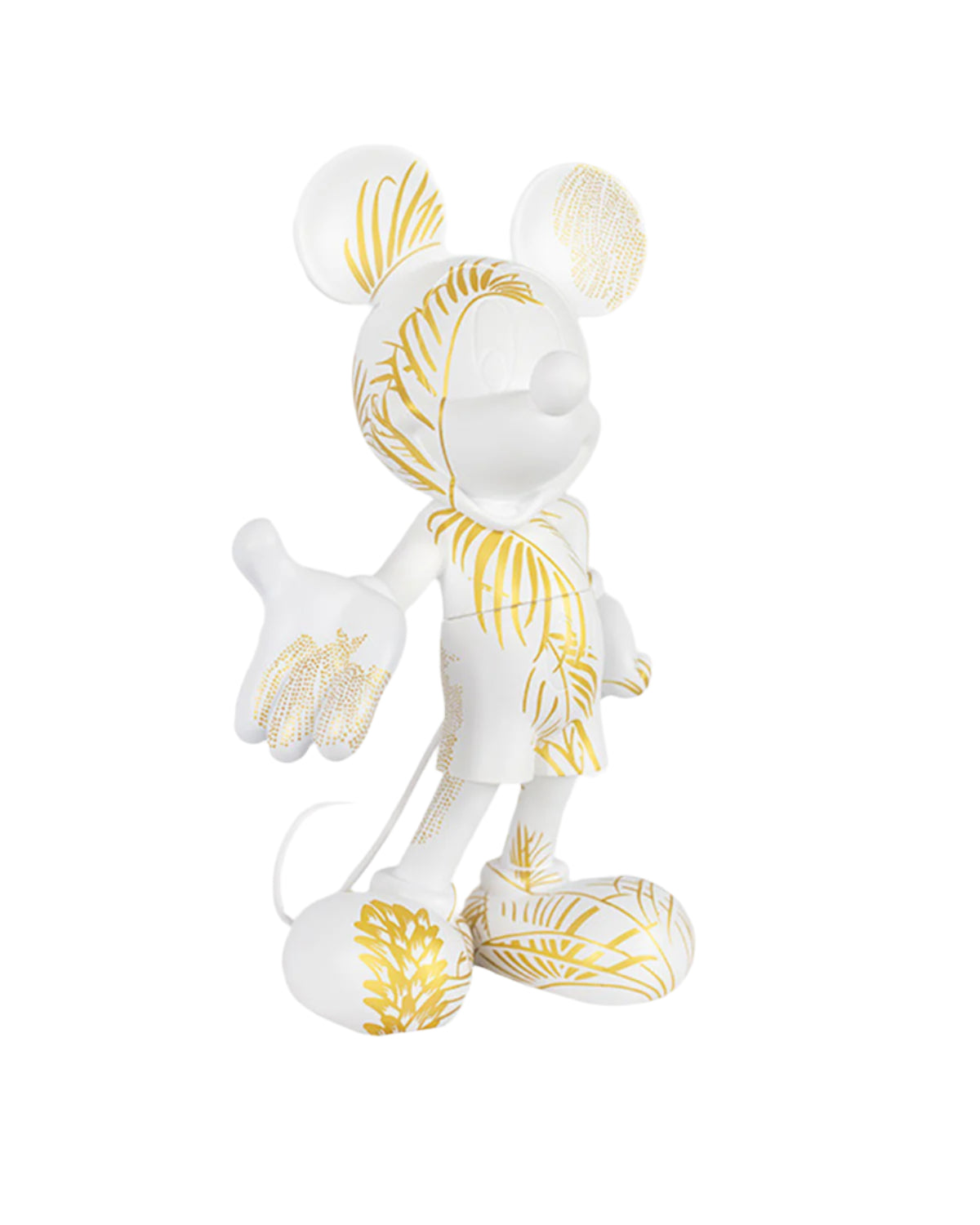 Mickey Mouse Star Style White & Gold 12in