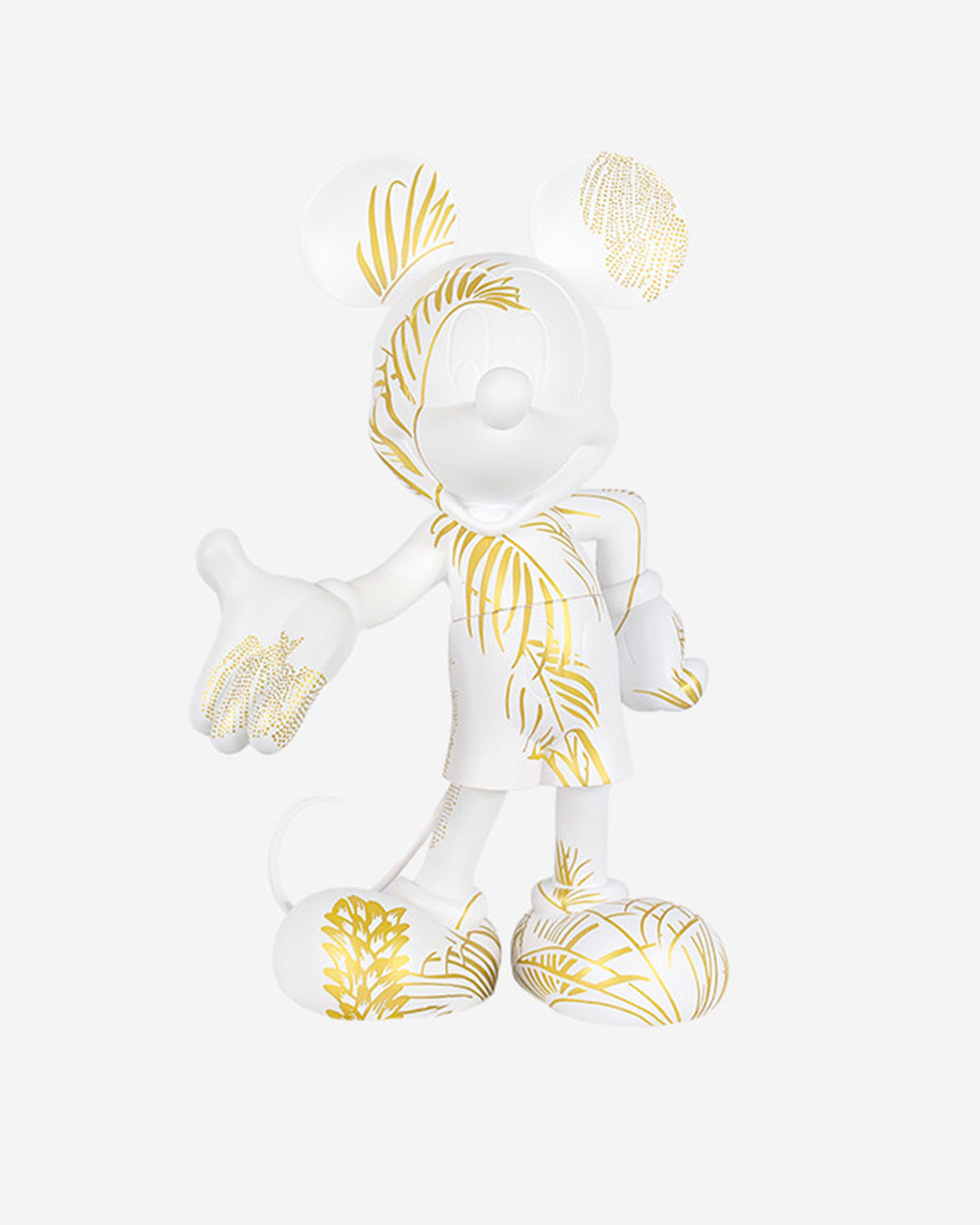 Mickey Mouse Star Style White & Gold 12in