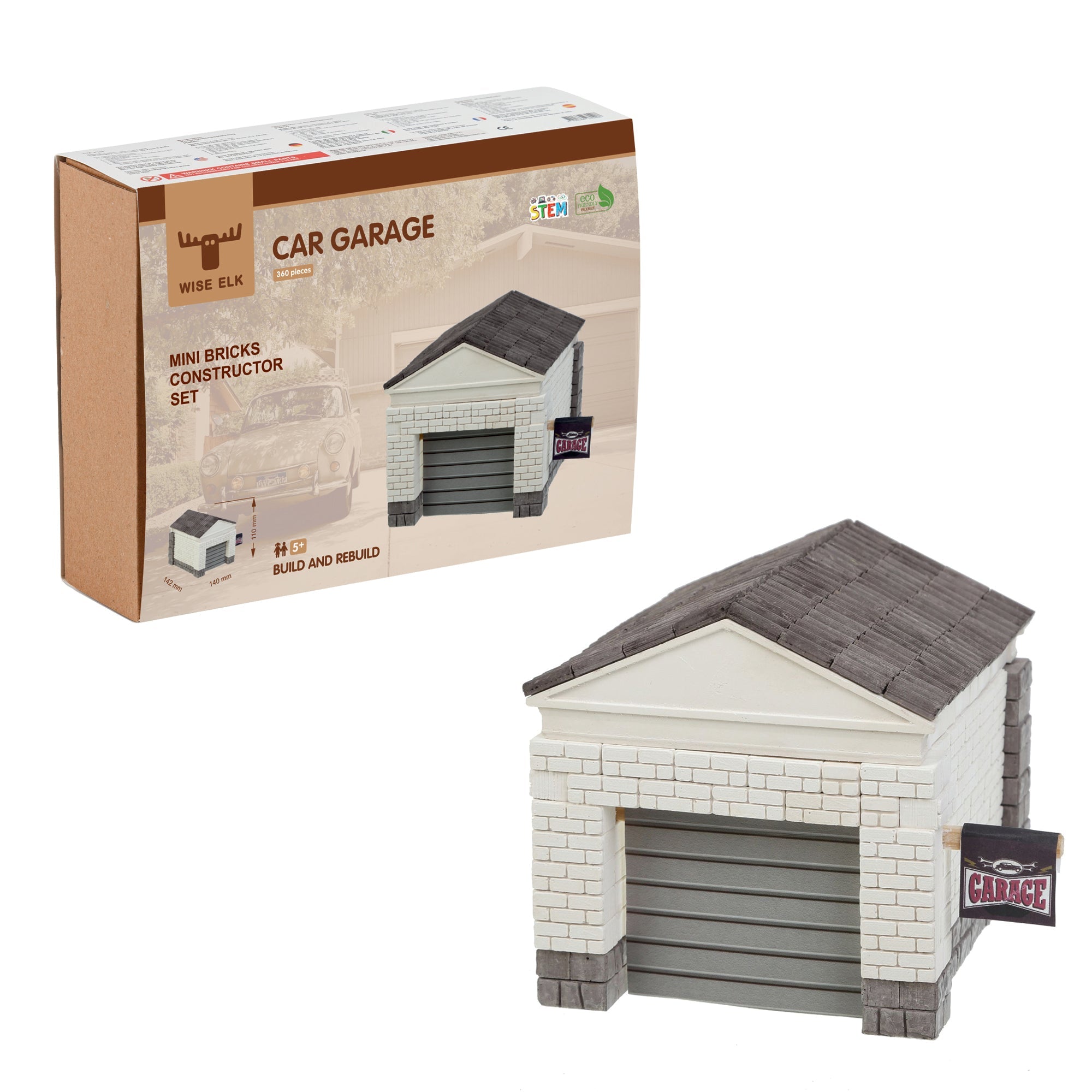 Wise Elk™ Car Garage | 360 pcs. by Wise Elk