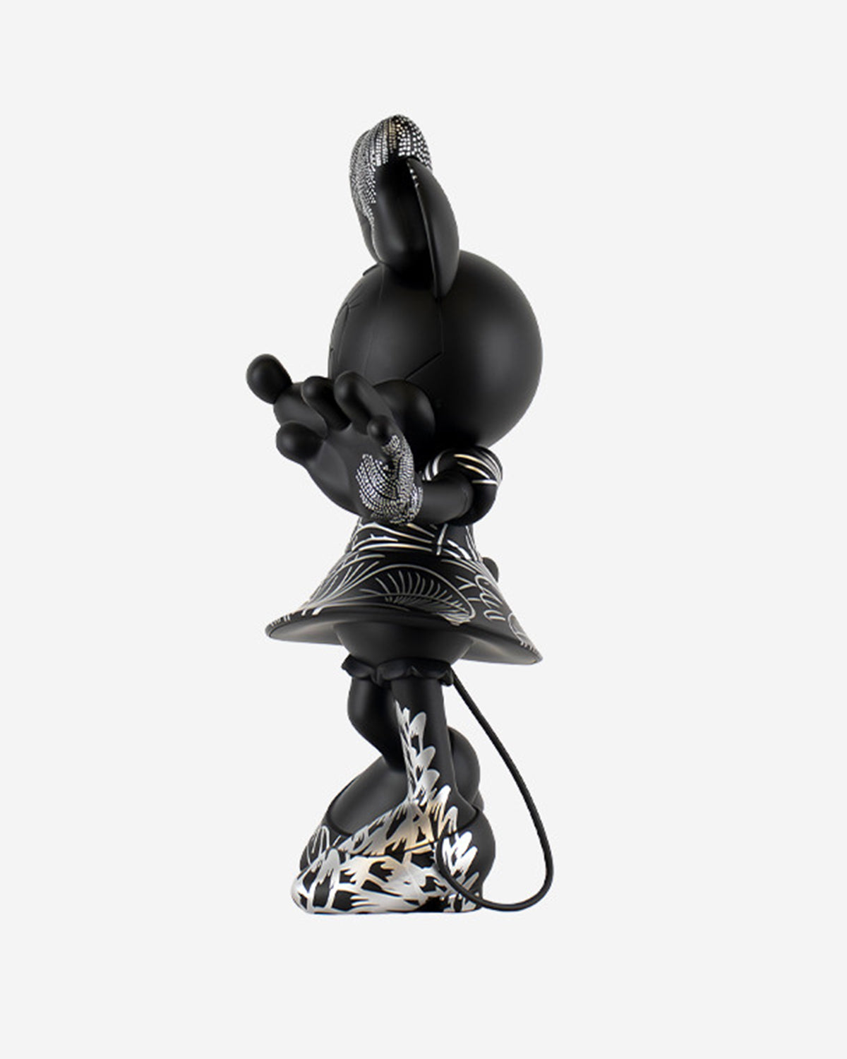 Minne Mouse Star Style Black & Grey 12in