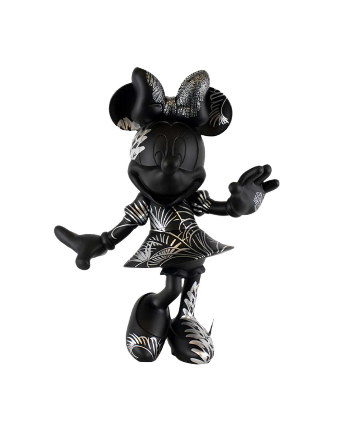 Minne Mouse Star Style Black & Grey 12in