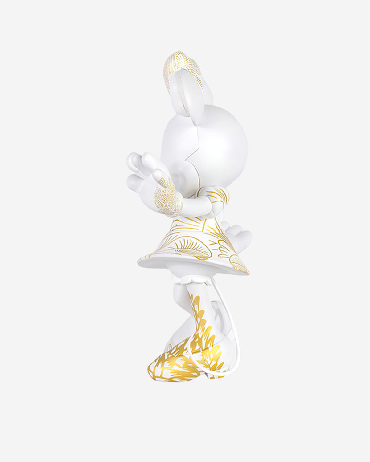 Minnie Mouse Star Style White & Gold 12in