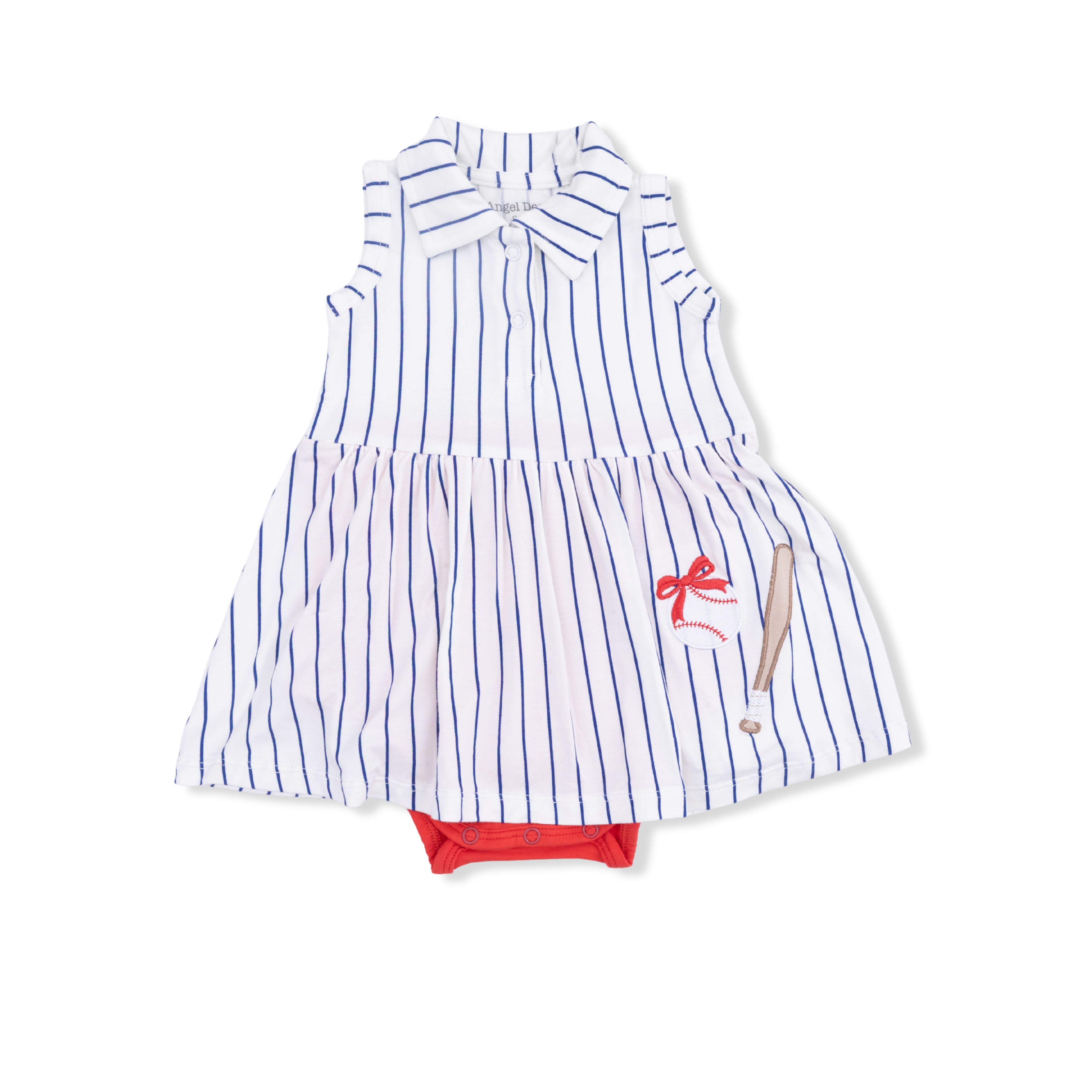 Baseball Stripe - Polo Tennis Dress