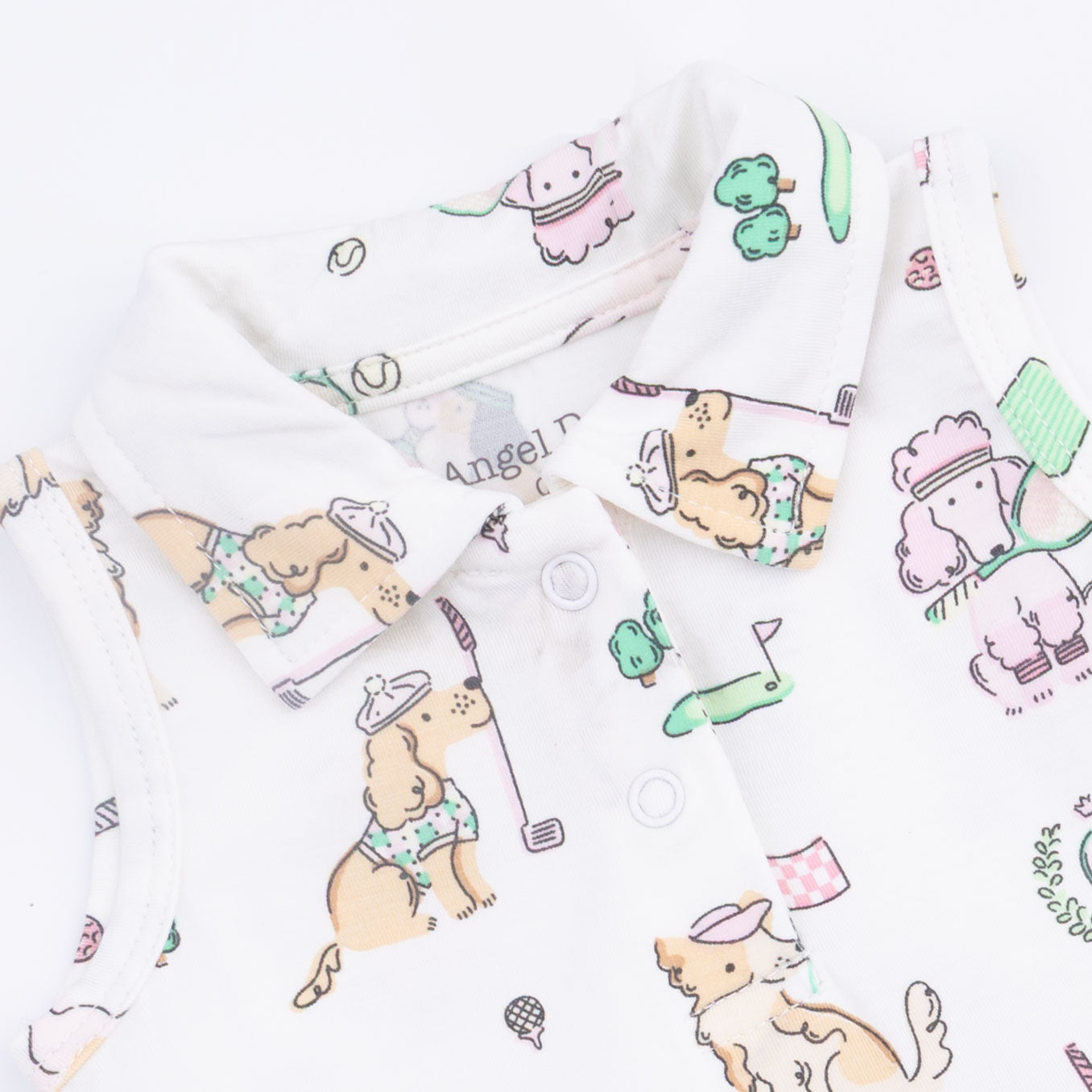 Country Club Dogs Pink - Polo Tennis Dress