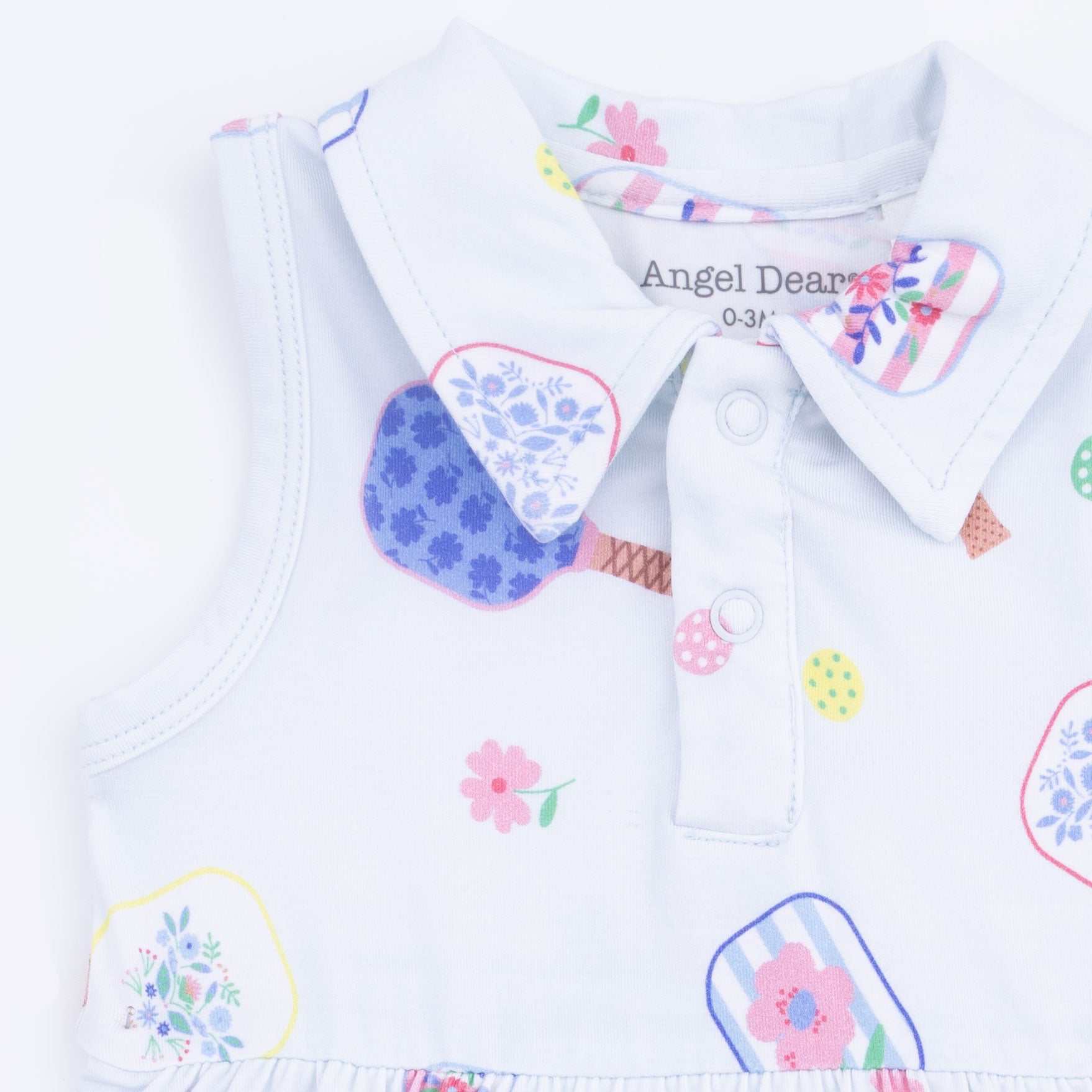 Floral Pickleball - Polo Tennis Dress