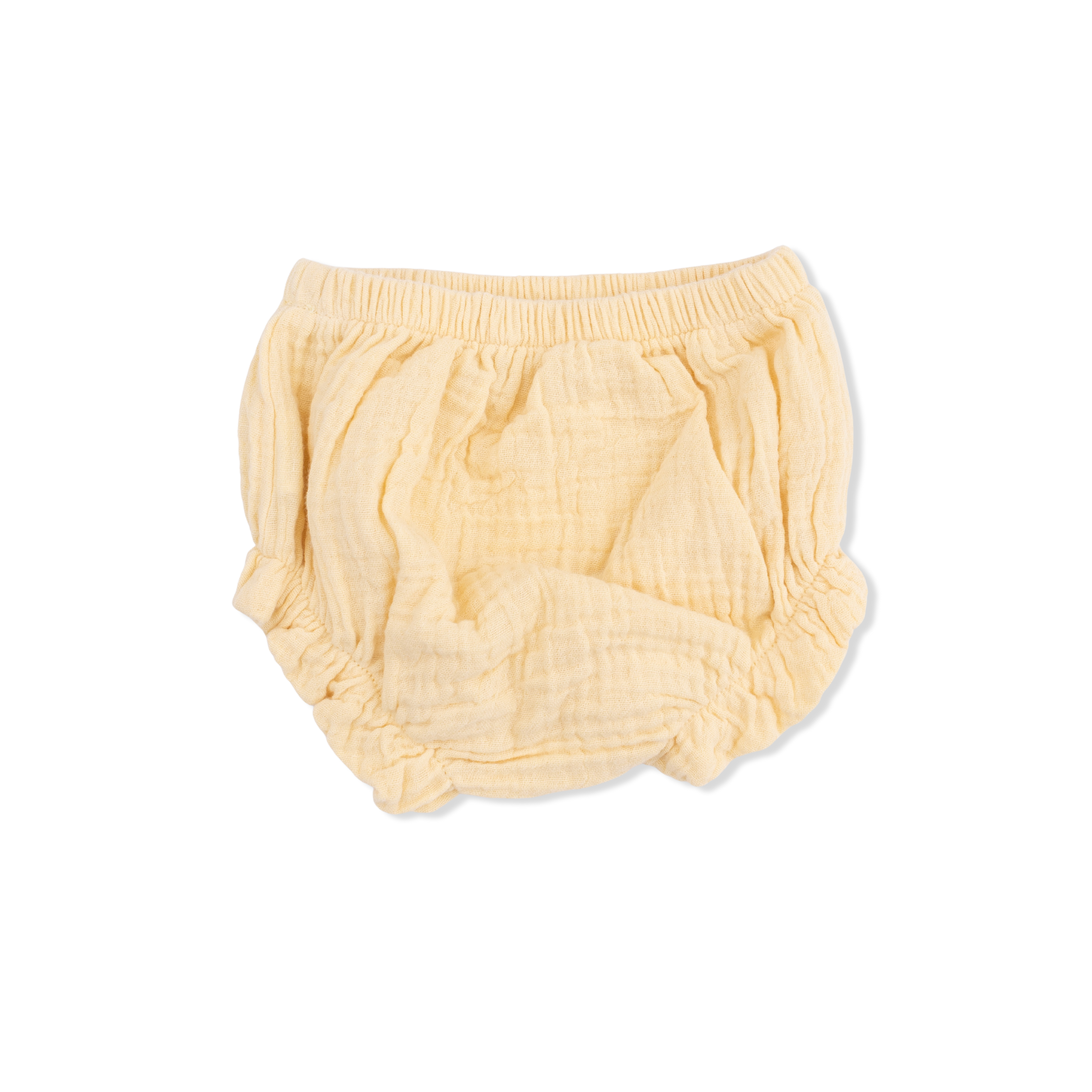 Solid Muslin Italian Straw - Smocked Top With Bloomer