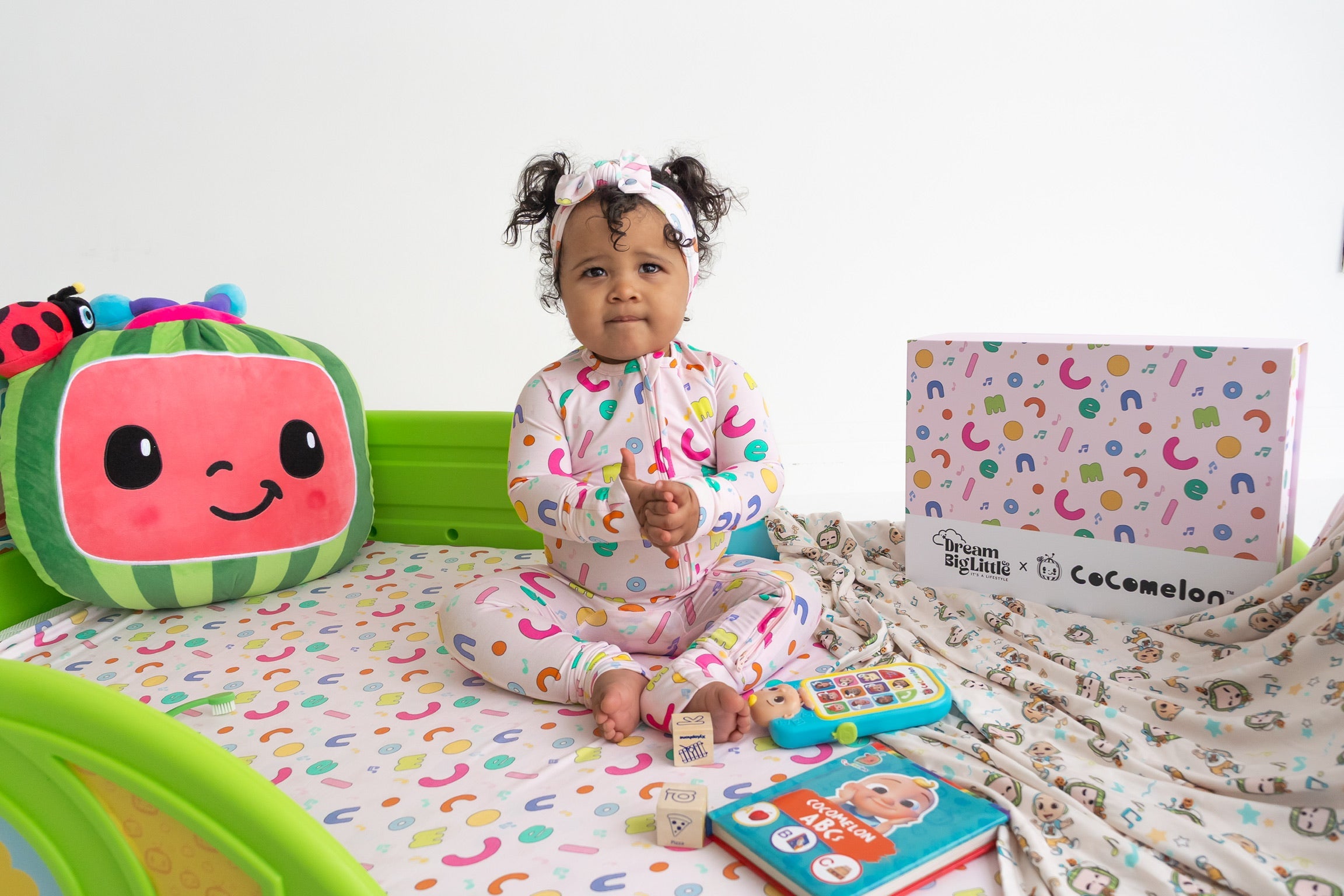 Dream Big Little Co X Cocomelon Alphabet Dream Romper