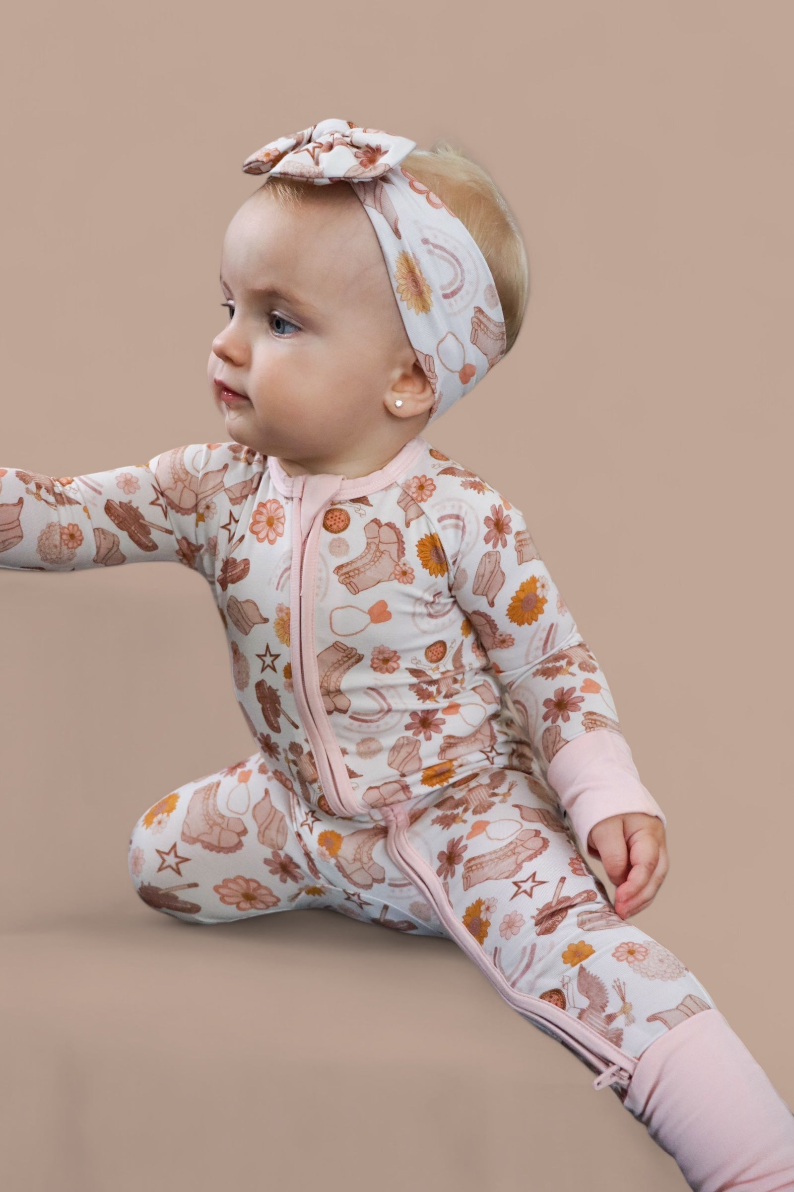 Flowers And Boots Dream Romper