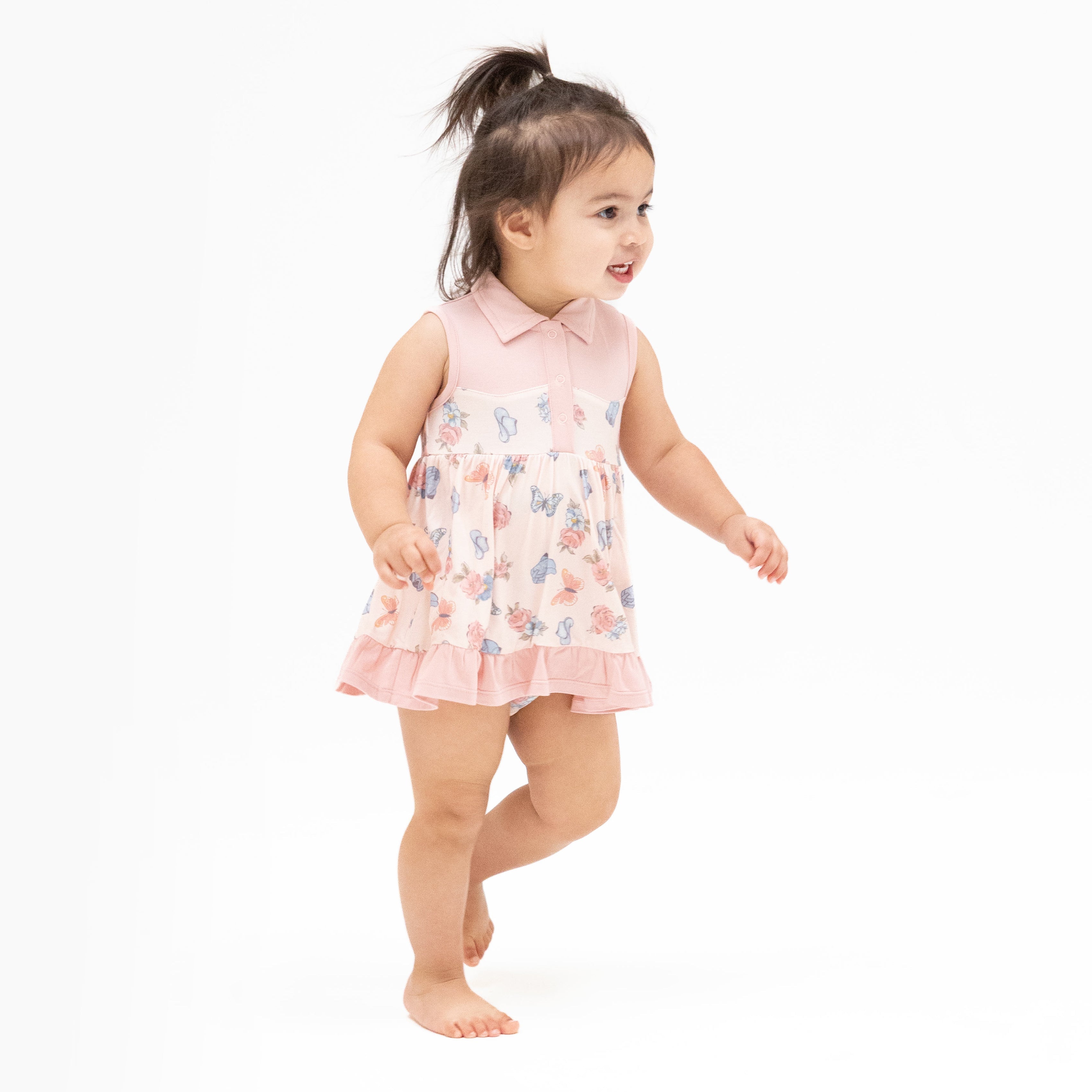 Country Girl Boots - Cowboy Bodysuit Dress