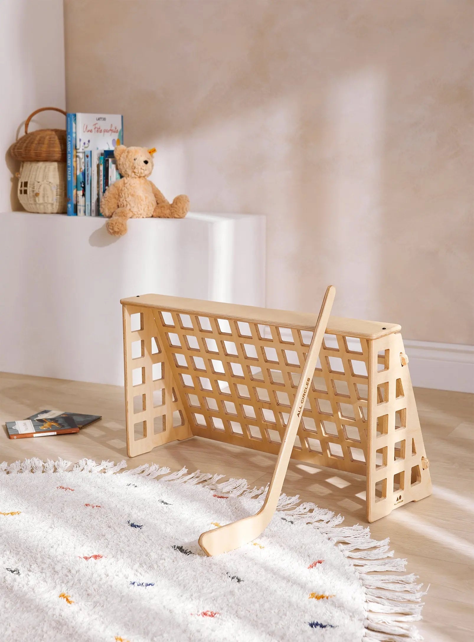 Kids Hockey Net And Stick