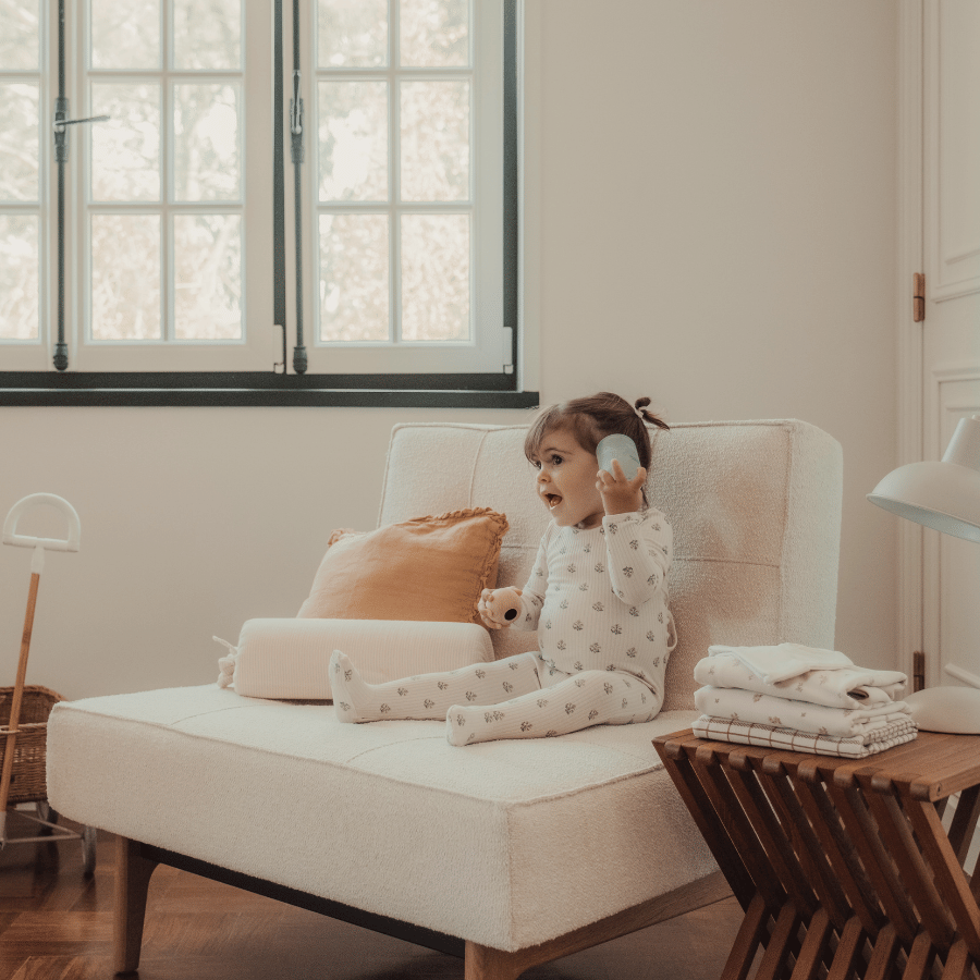 The Printed Romper - Zara Blue