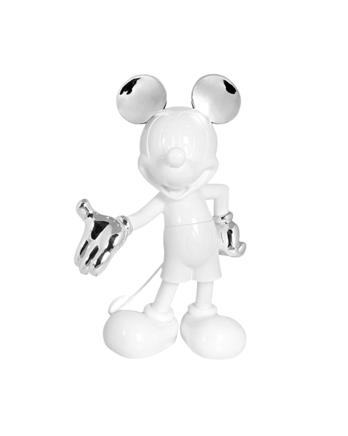 Mickey Mouse Welcome White & Silver 12in