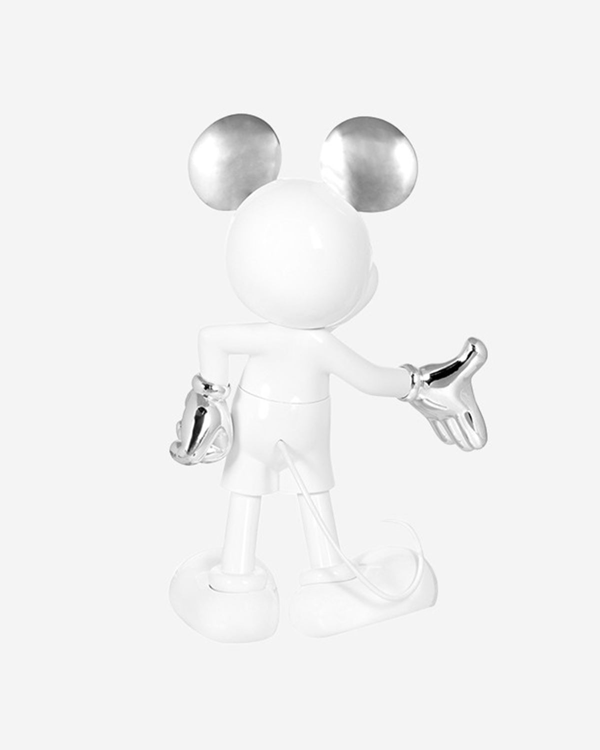 Mickey Mouse Welcome White & Silver 12in