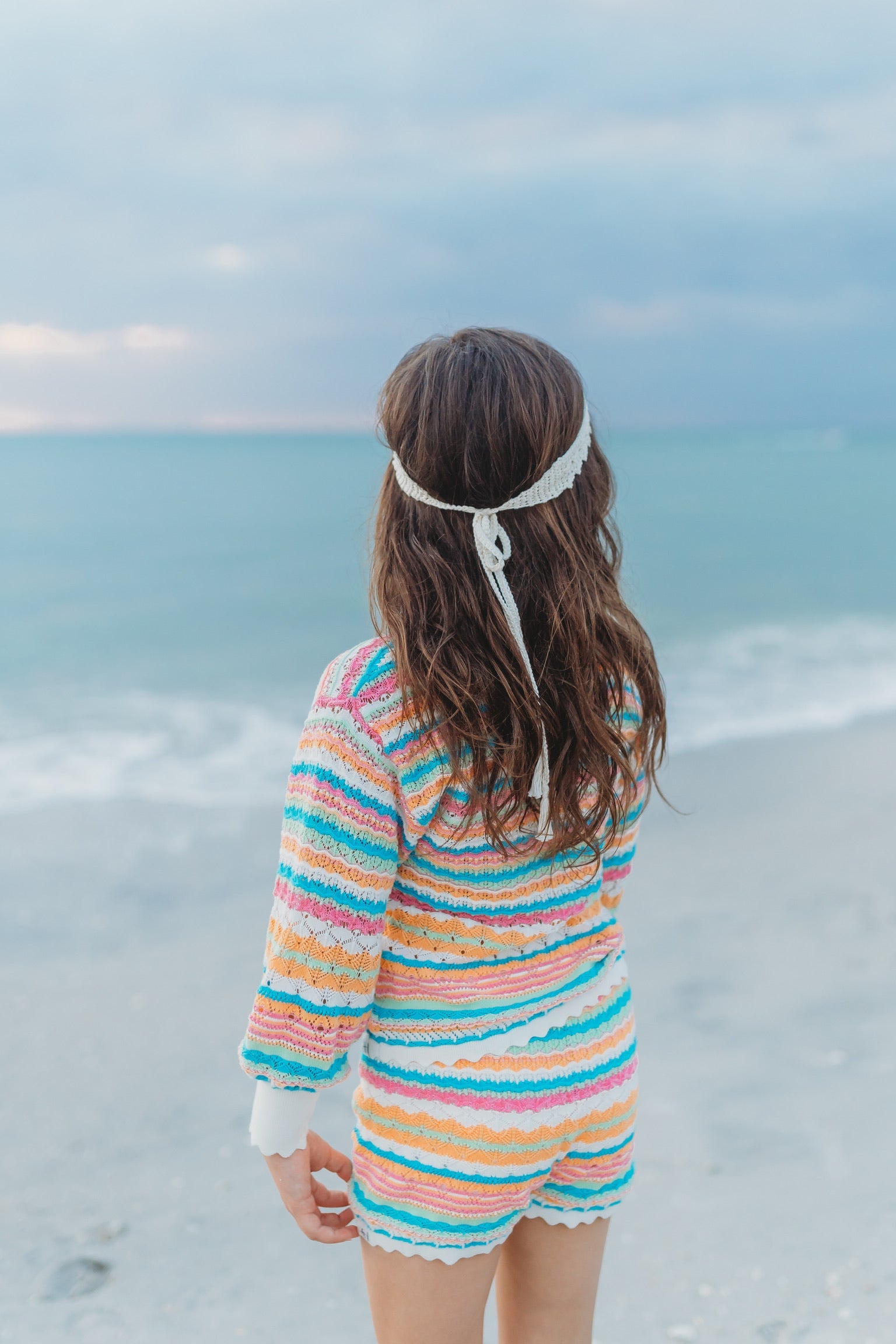 Retro Stripe Knit Short